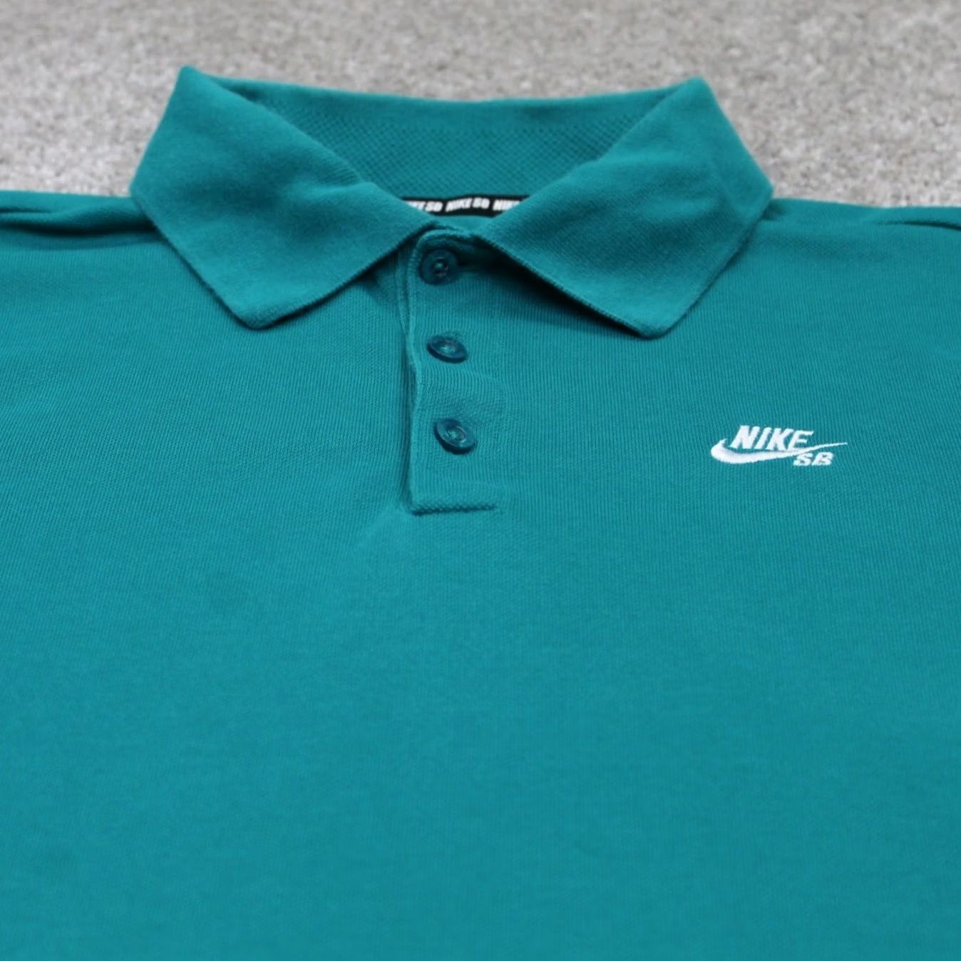 Nike Nike SB Polo Shirt Men S Green Dri-Fit Pique Short Sleeve Pullover Logo Breathable Lightweight S/S Polo Size US S / EU 44-46 / 1 - 4 Thumbnail
