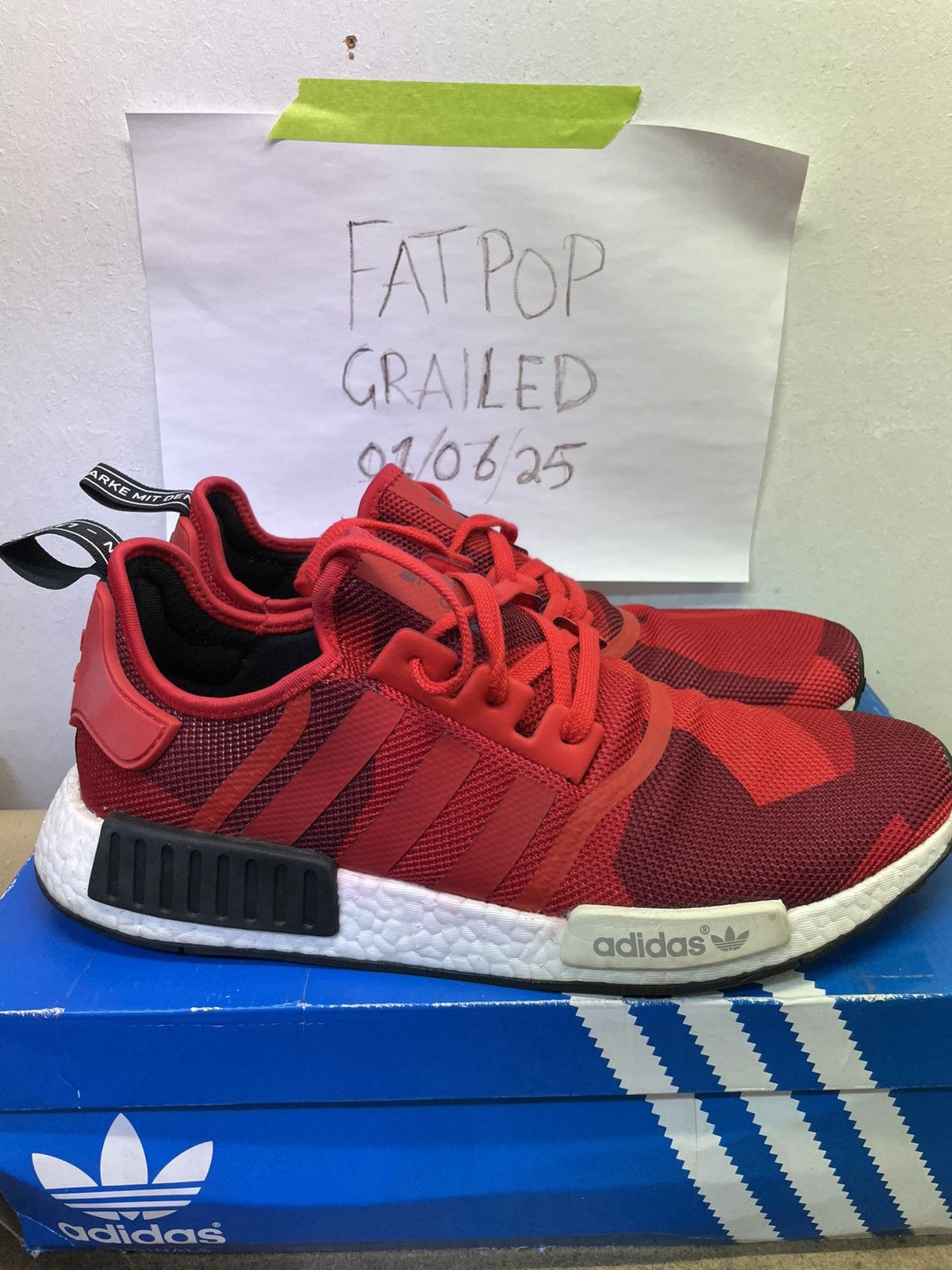 Adidas NMD R1 red camo US13
