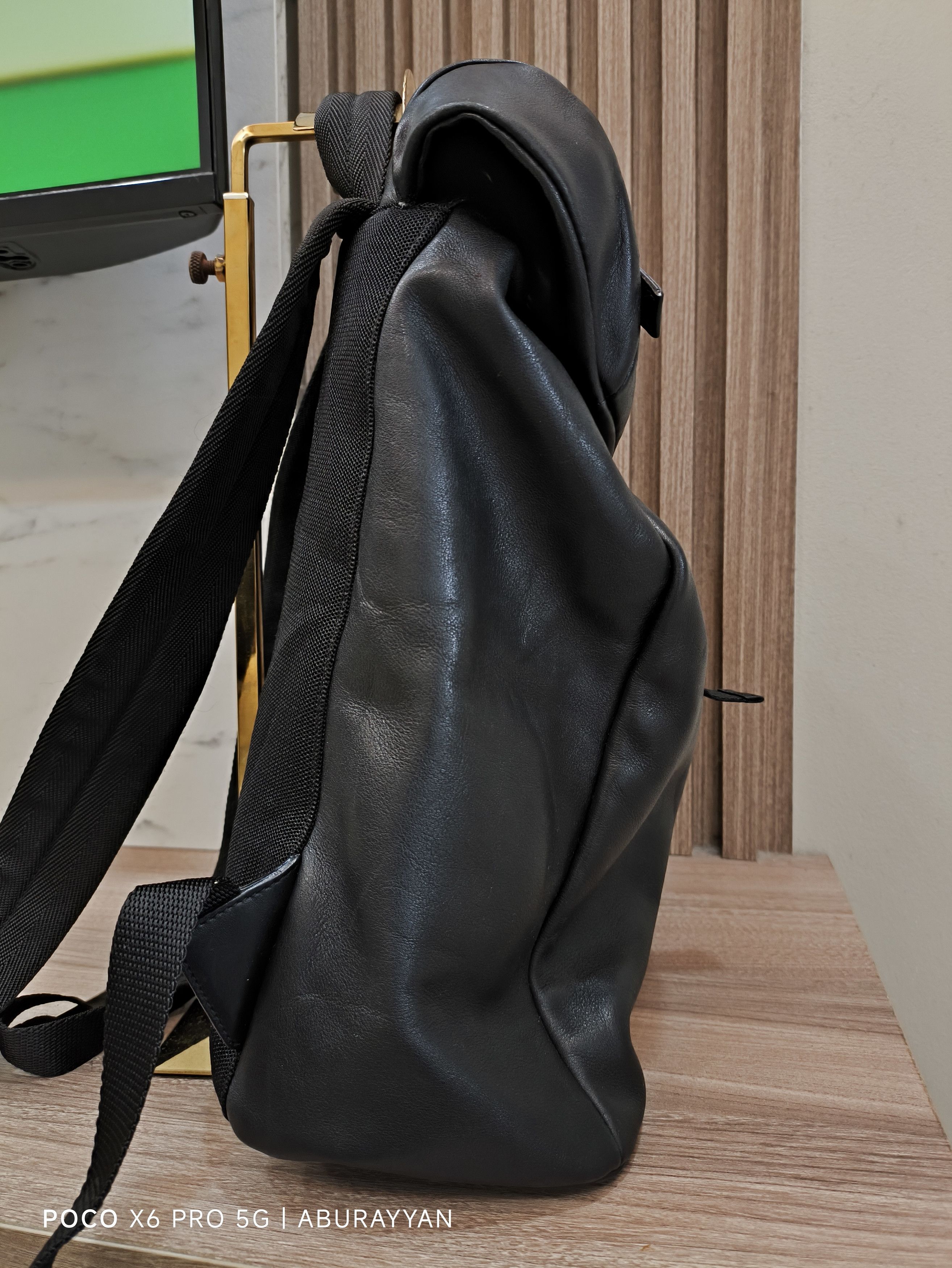 Prada Prada Soft Calf Leather Black Backpack Bag Size ONE SIZE - 3 Thumbnail
