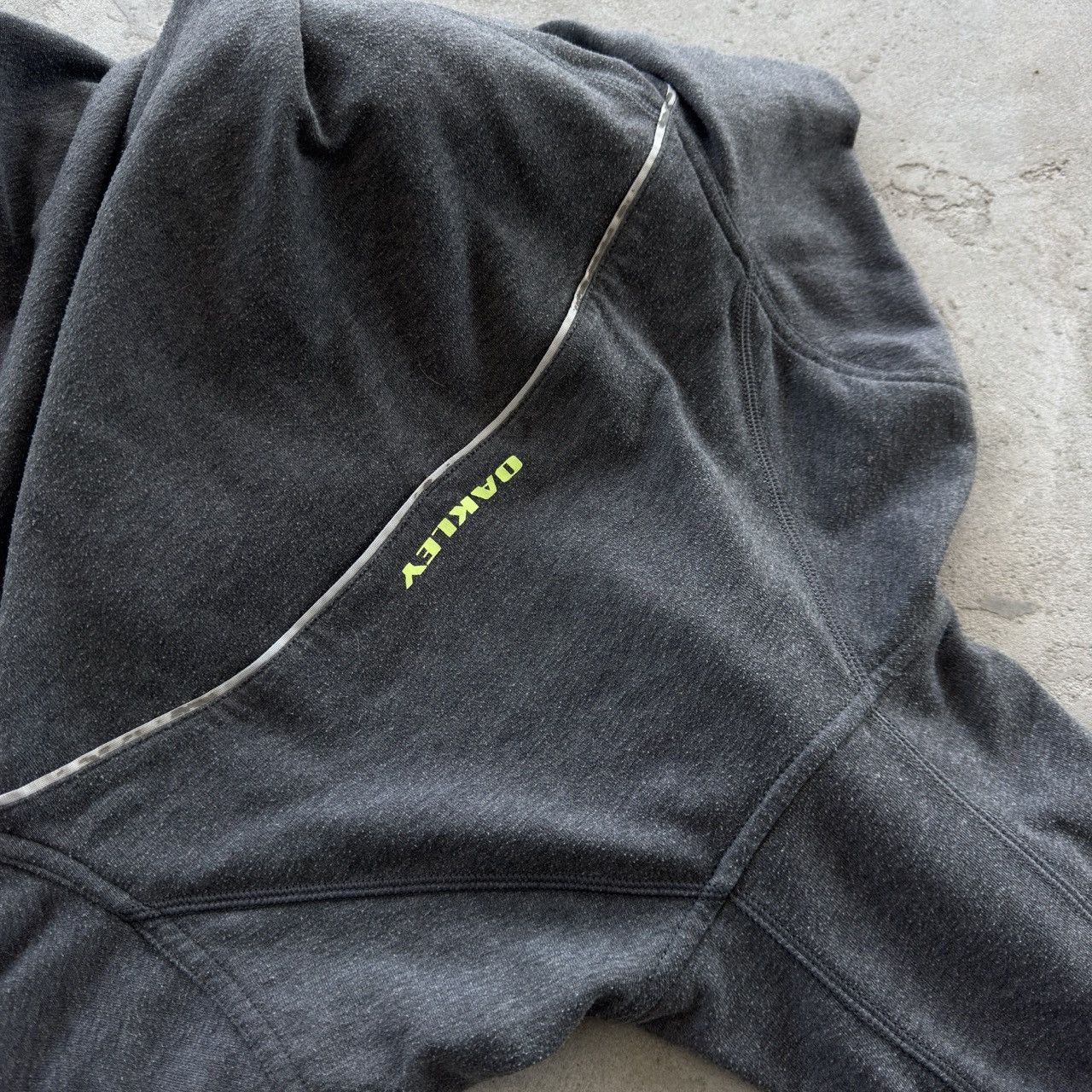 Oakley Oakley Training Full Zip Hoodie Grey Logo Thumbholes Size S / US 4 / IT 40 - 6 Thumbnail