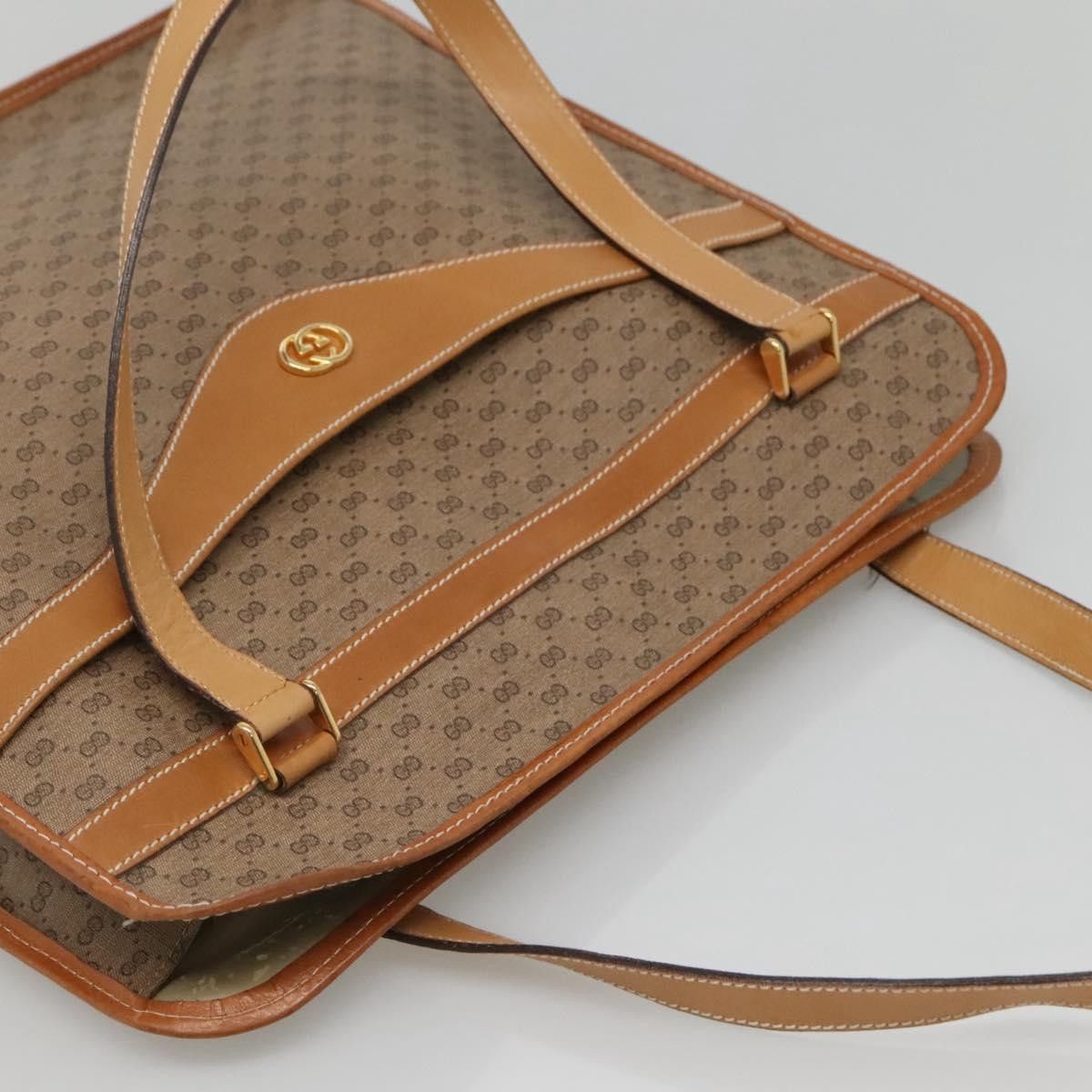Gucci GUCCI Micro GG Supreme Tote Bag Pvc Beige Size ONE SIZE - 6 Thumbnail