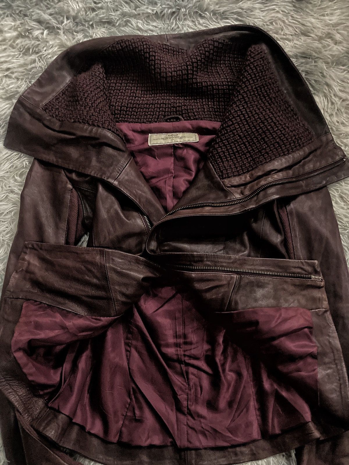 14th Addiction INITIAL AVANT GARDE LEATHER IFSIXWASNINE LGB Size S / US 4 / IT 40 - 6 Thumbnail