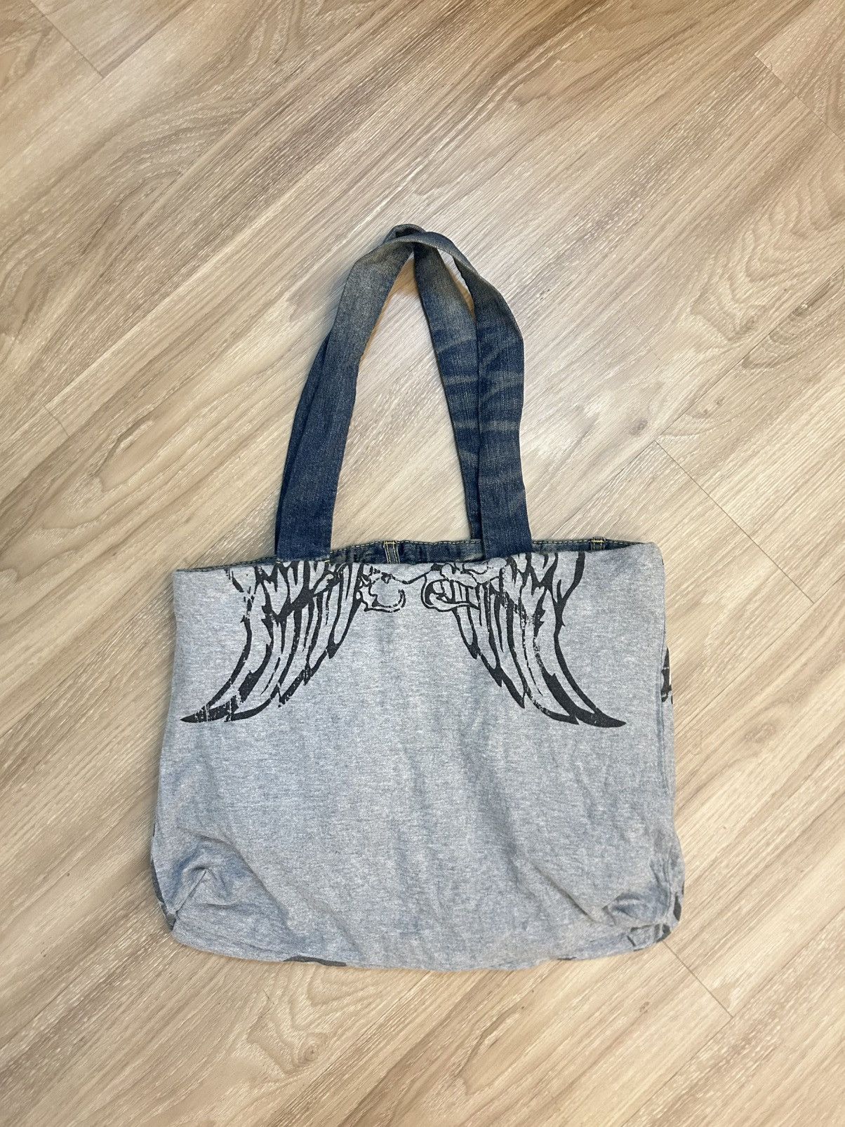 Tedman RARE💥Red Pepper Japanese Reworked Reversible Denim Tote Bag Size ONE SIZE - 7 Thumbnail