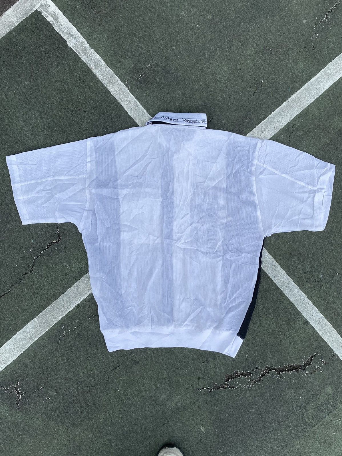 Japanese Brand 🔥Designer🔥 Piazza Valentino Polo Size US L / EU 52-54 / 3 - 2 Thumbnail