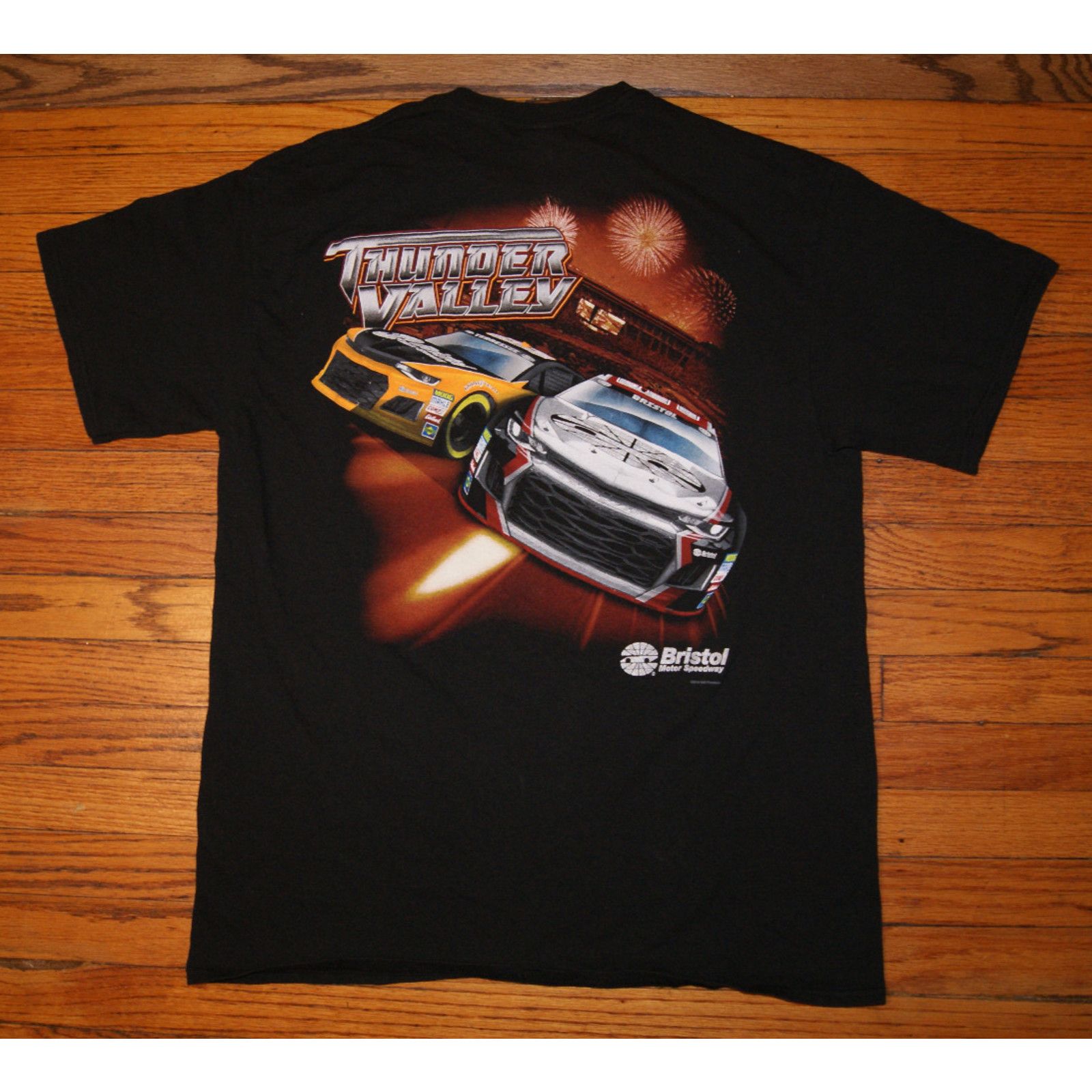 Delta Bristol Motor Speedway Thunder Large TShirt NASCAR 2 Sided Size US L / EU 52-54 / 3 - 5 Thumbnail