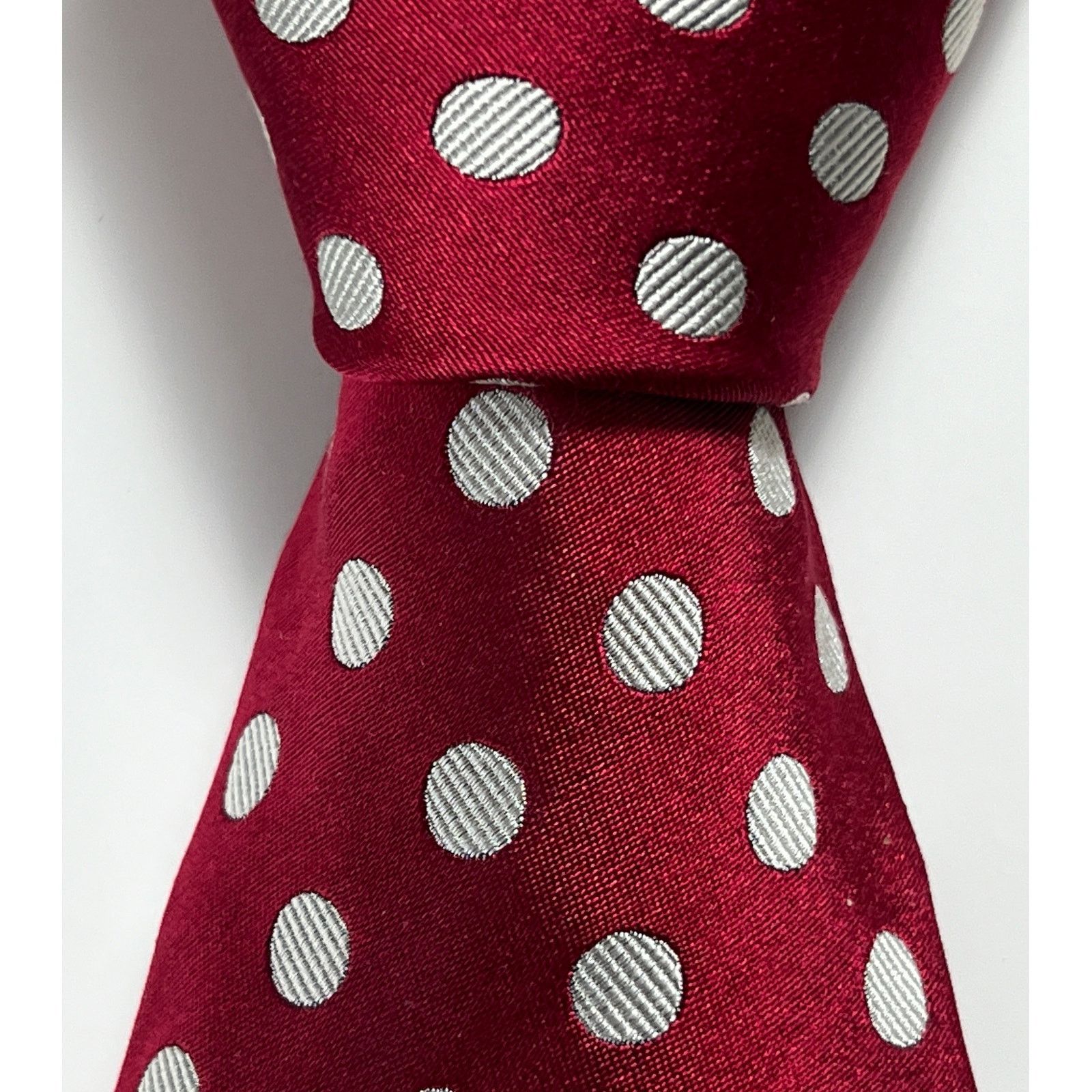 Daniel Cremieux Daniel Cremieux Mens Red 7 Fold Limited Edition Silk