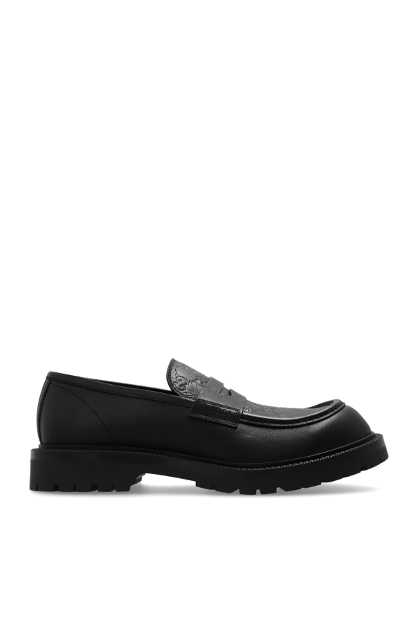 o1mt1gz0925 Men's Loafers With Web in Black