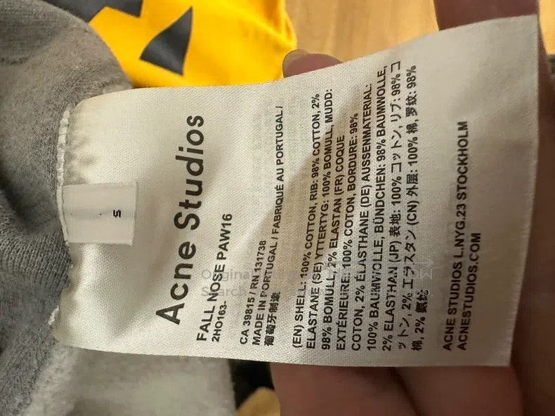 Acne Studios Acne Studios Pig Embroidered Sweatshirt Size US S / EU 44-46 / 1 - 3 Thumbnail