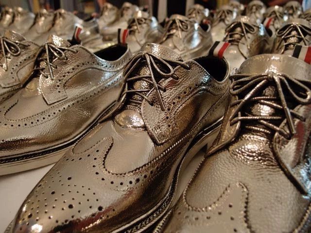 Thom Browne Thom Browne Classic silver carved leather shoes Size US 5 / EU 37 - 4 Thumbnail