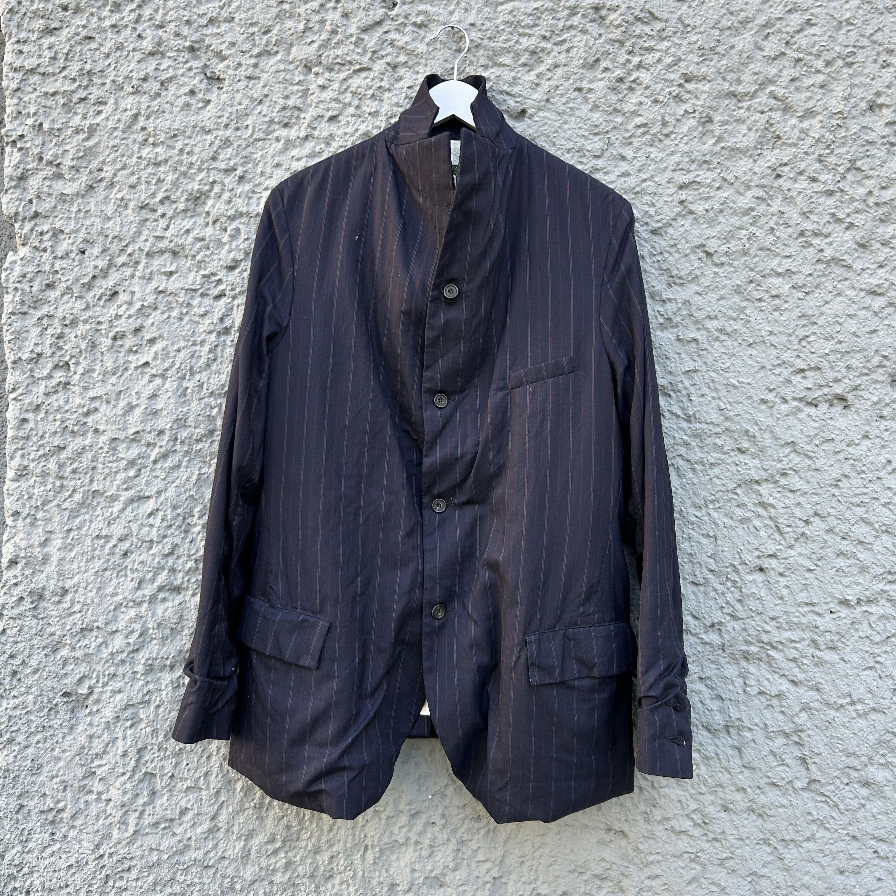 Paul Harnden Shoemakers Blue Pinstripe Blazer Jacket