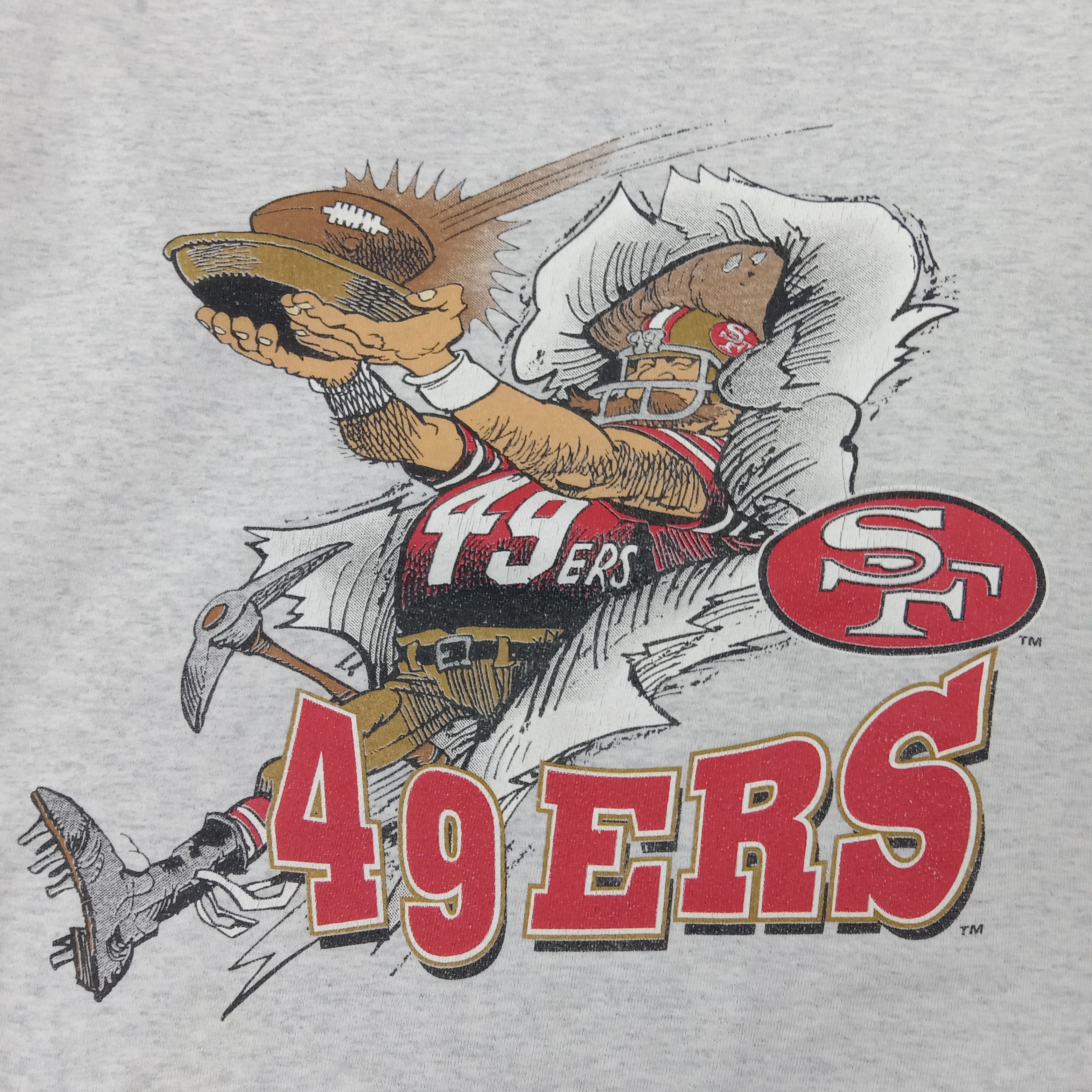 Nutmeg San Francisco 49ers Football Team Sweatshirt C261N7 Size US M / EU 48-50 / 2 - 2 Thumbnail