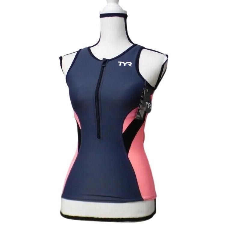 Other TYR WOMEN'S COMPETITOR SINGLET, GRAY/CORAL, Size XS Size XS / US 0-2 / IT 36-38 - 4 Thumbnail