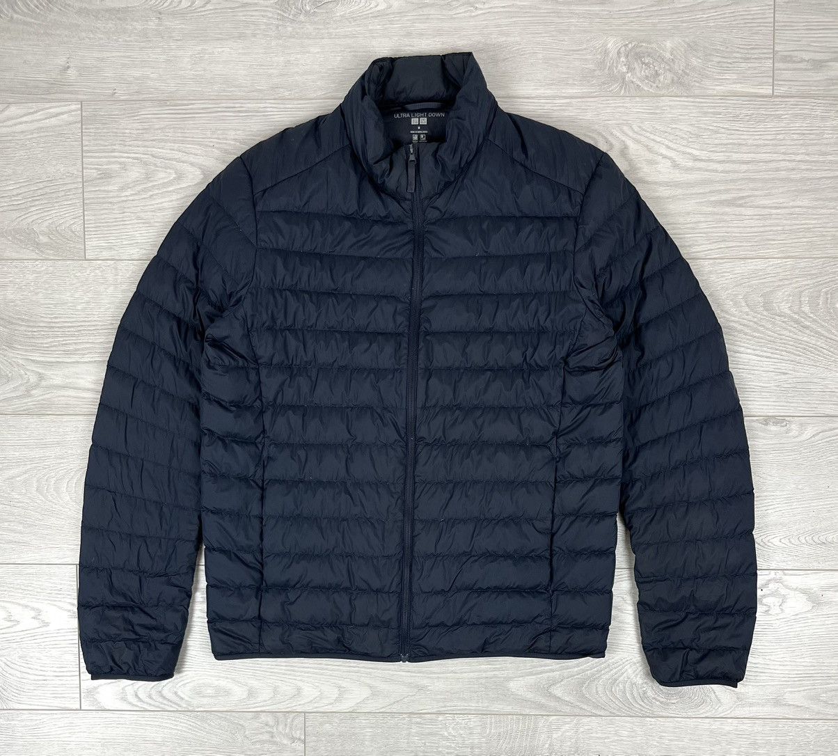 Uniqlo Uniqlo Micro Puffer Down Jacket Navy Size US M / EU 48-50 / 2 - 1 Thumbnail
