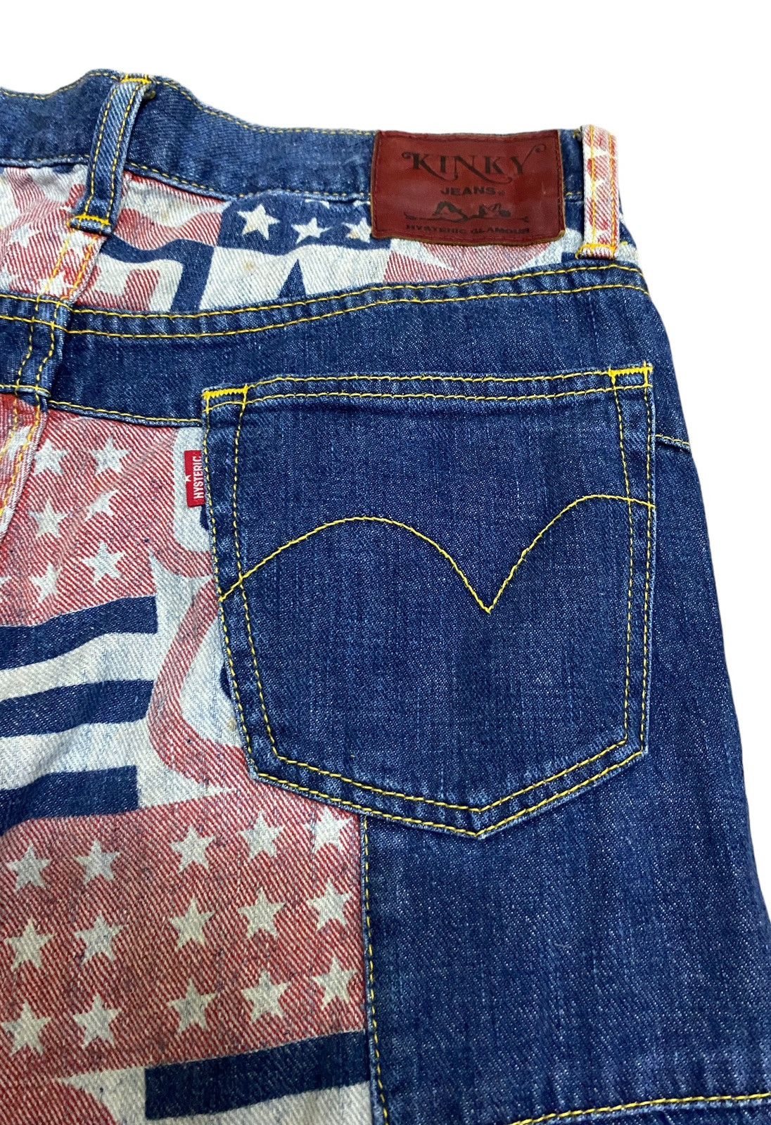 Hysteric Glamour Rare Design Vintage Brand Hysteric Glamour Hagi Jeans 1990s Size US 28 / EU 44 - 7 Thumbnail