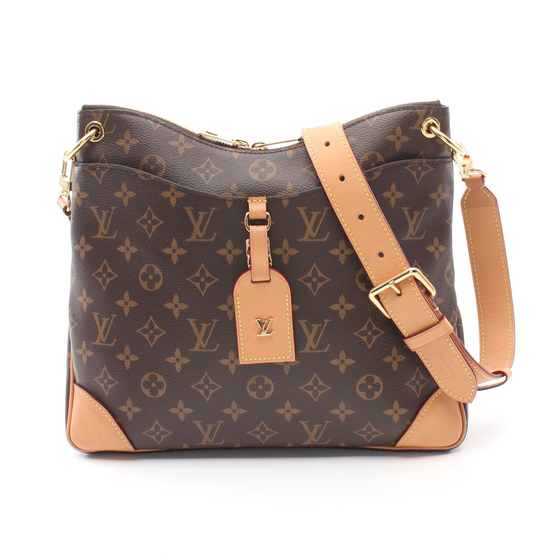 Louis Vuitton Louis Vuitton Odeon Nm Mm Monogram Shoulder Bag Leather Brown Size ONE SIZE - 1 Thumbnail