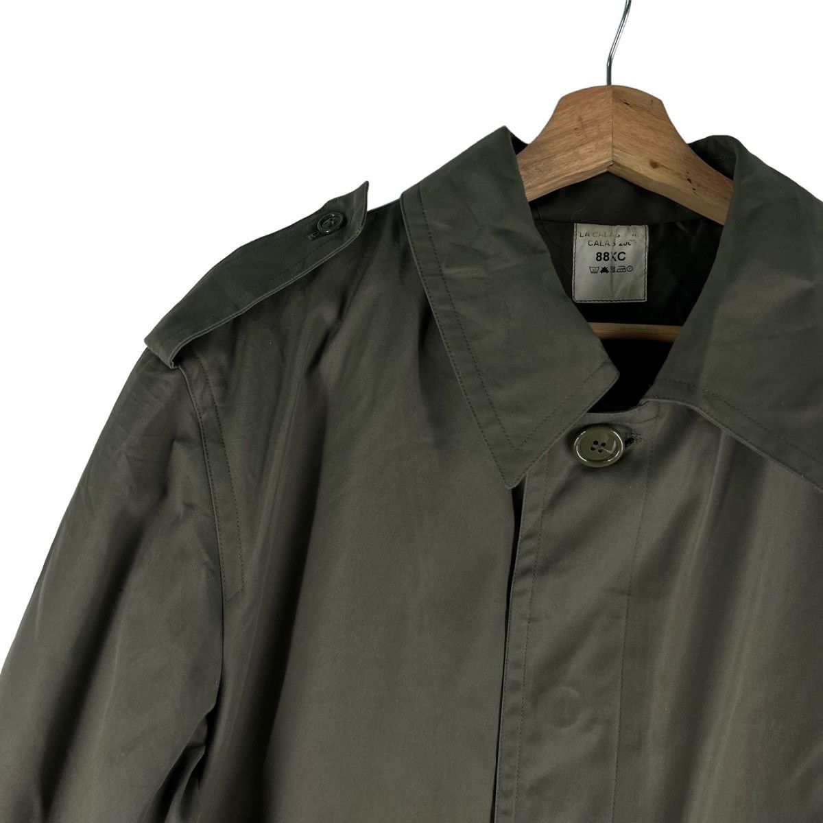 Vintage 🔥VINTAGE LONG JACKET FLY MILITARY USA ARMY DOUBLE COLLAR Size US M / EU 48-50 / 2 - 5 Thumbnail