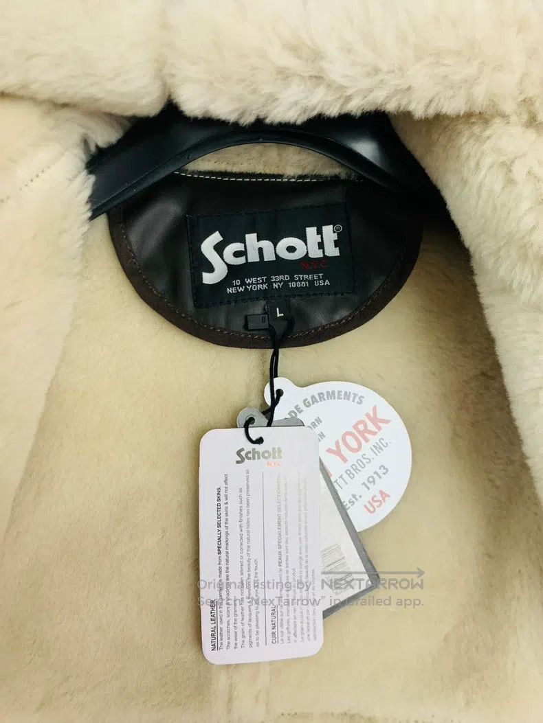Schott Schott Fur jacket Size US L / EU 52-54 / 3 - 2 Thumbnail