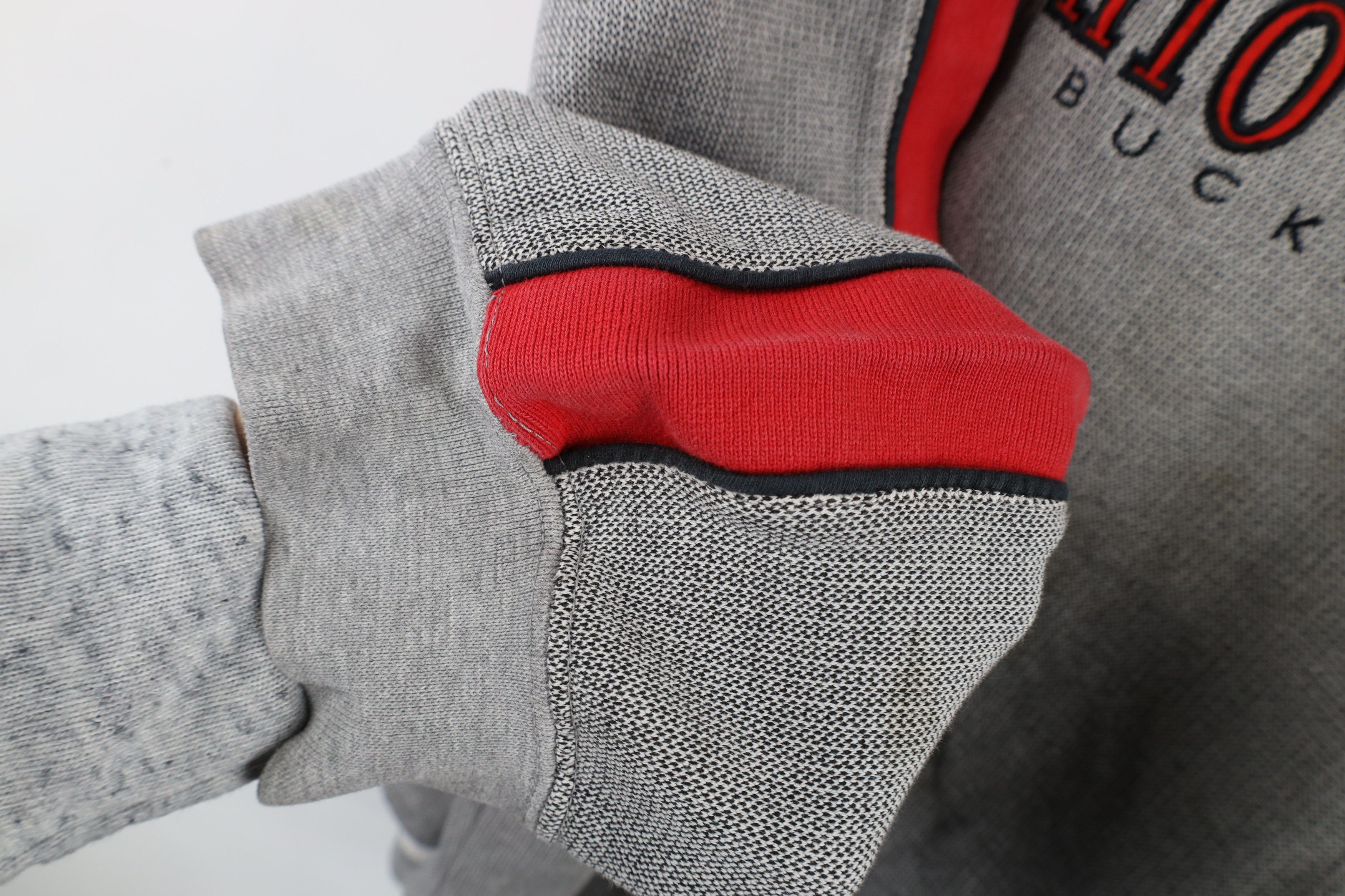 Vintage Vintage 90s Ohio State University Crewneck Sweatshirt Gray Size US XXL / EU 58 / 5 - 7 Thumbnail