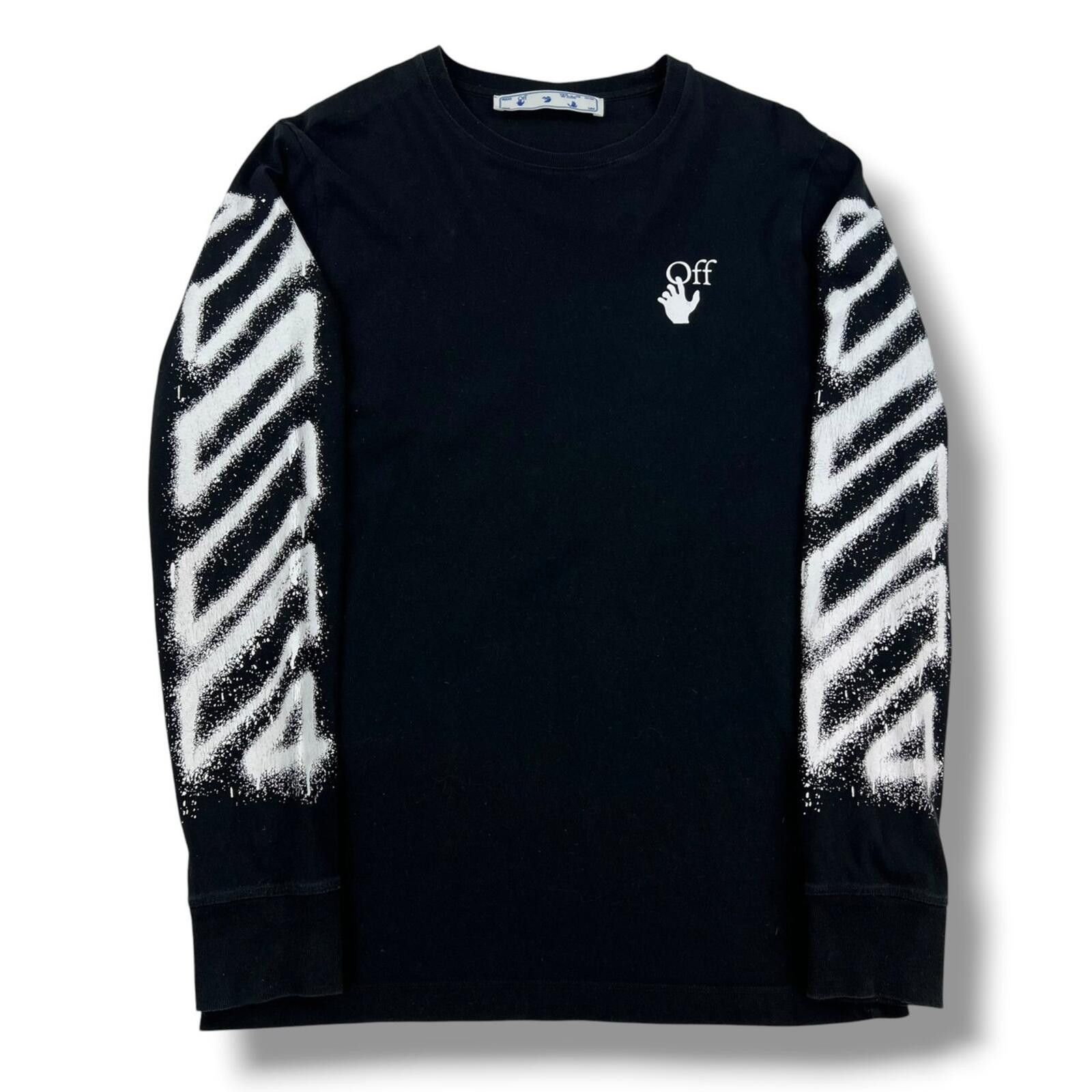Off-White Off-White Spray Arrows Long Sleeve T Shirt Size US M / EU 48-50 / 2 - 3 Thumbnail