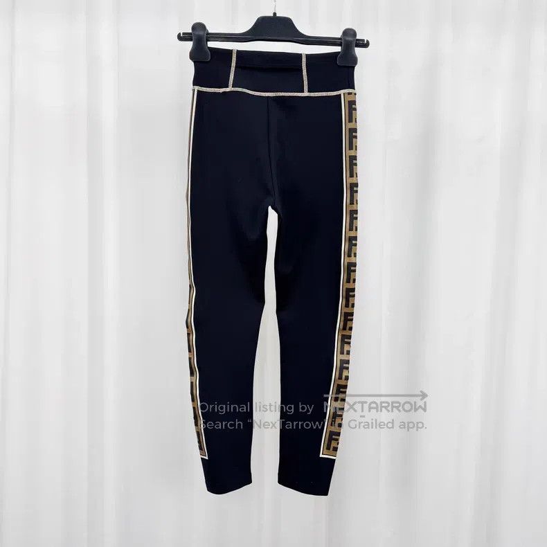 Fendi Fendi Side Monogrammed Stripe Yoga Pants Size 25" / US 0 / IT 36 - 2 Thumbnail