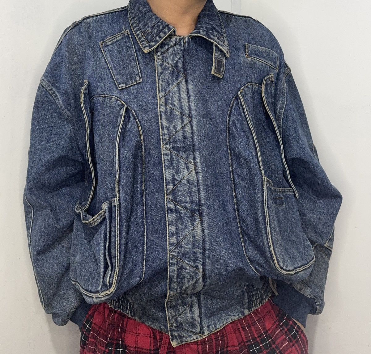 Katharine Hamnett London SOLD Katharine Hamnett Denim Cargo Bomber
