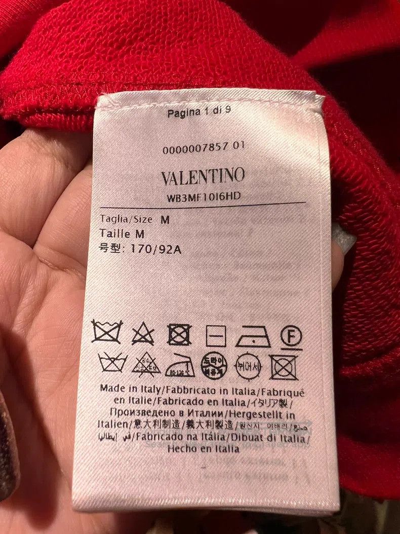 Valentino Valentino Red rose sweatshirt Size M / US 6-8 / IT 42-44 - 7 Thumbnail