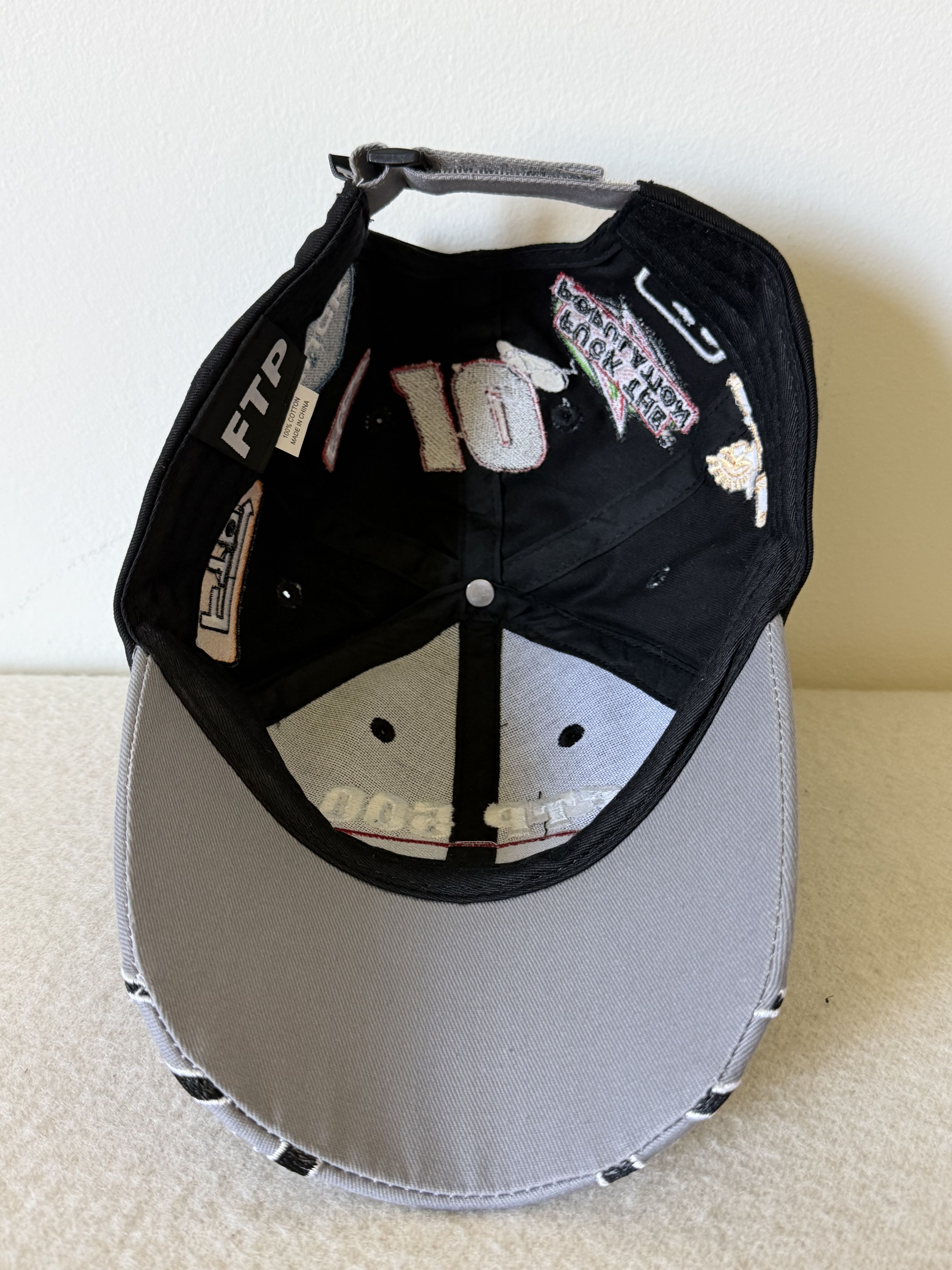 Fuck The Population FTP Raceway 6 Panel Hat in Black Size ONE SIZE - 5 Thumbnail
