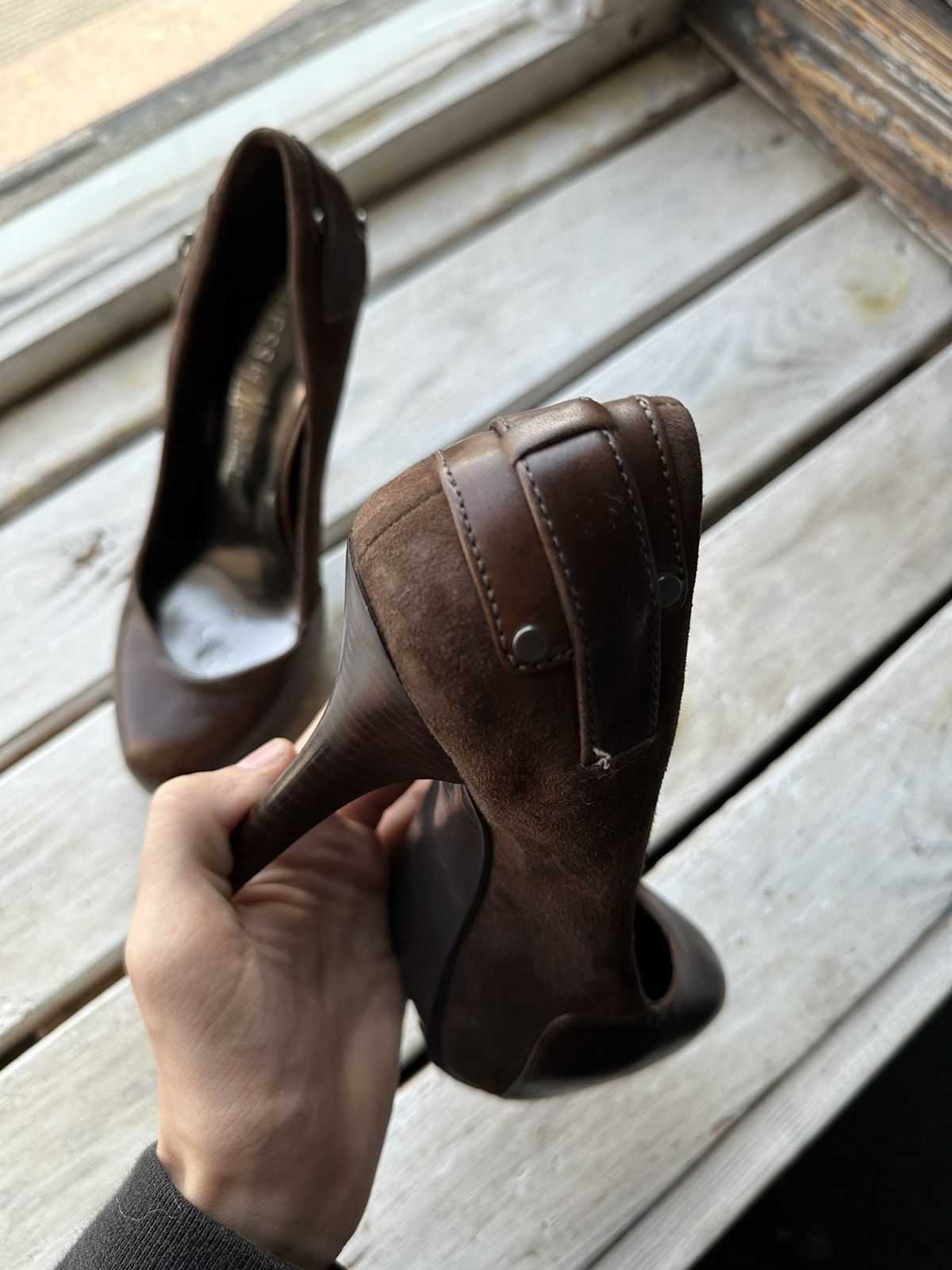Georges Marciano × Guess × If Six Was Nine 🚨AVANT GARDE IF SIX WAS NINE GUESS BY MARCIANO HEELS RARE Size US 7 / IT 37 - 6 Thumbnail