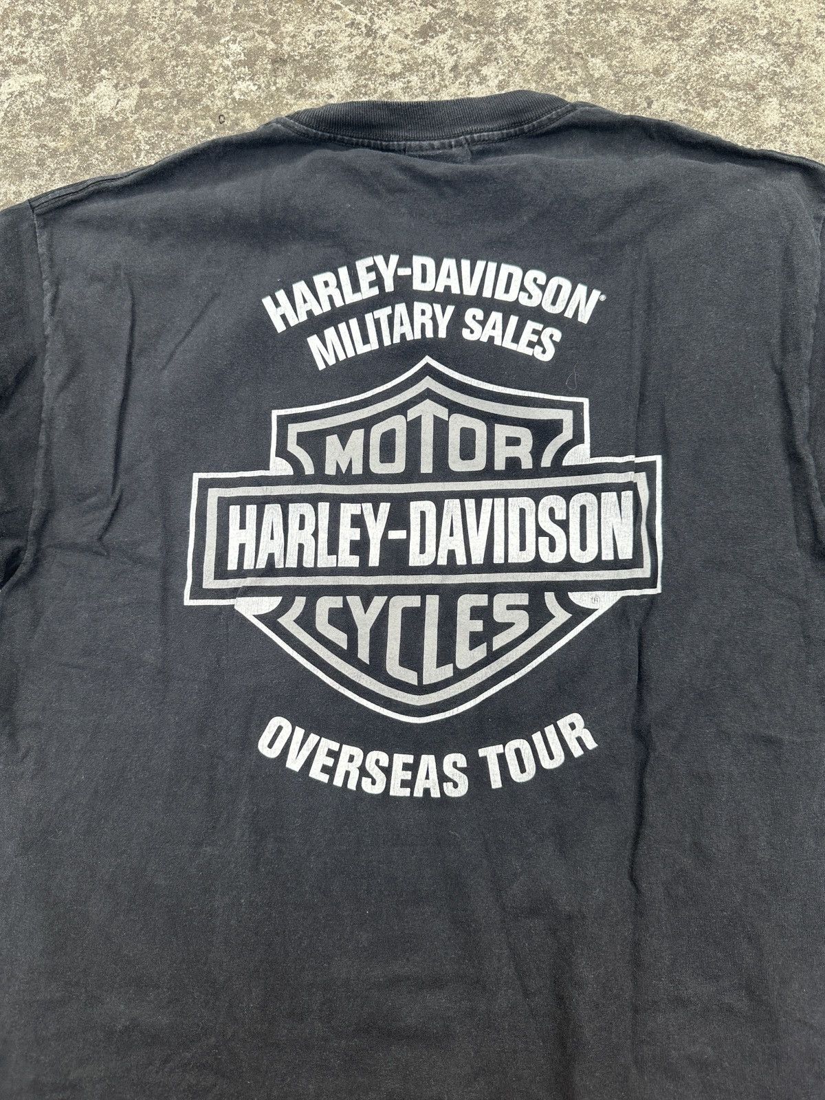 Harley Davidson × Vintage Vintage Harley Davidson Militray Sales Logo Very Rare USA L Size US L / EU 52-54 / 3 - 4 Thumbnail