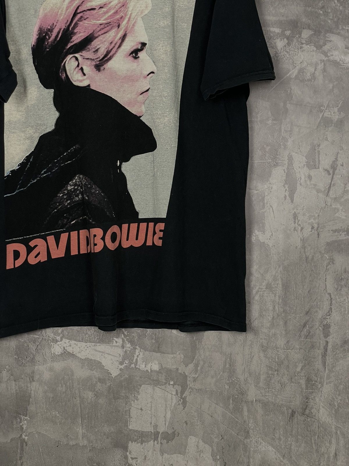 Band Tees × Vintage Vintage Y2K David Bowie Distressed Portrait T-Shirt Size US L / EU 52-54 / 3 - 6 Thumbnail