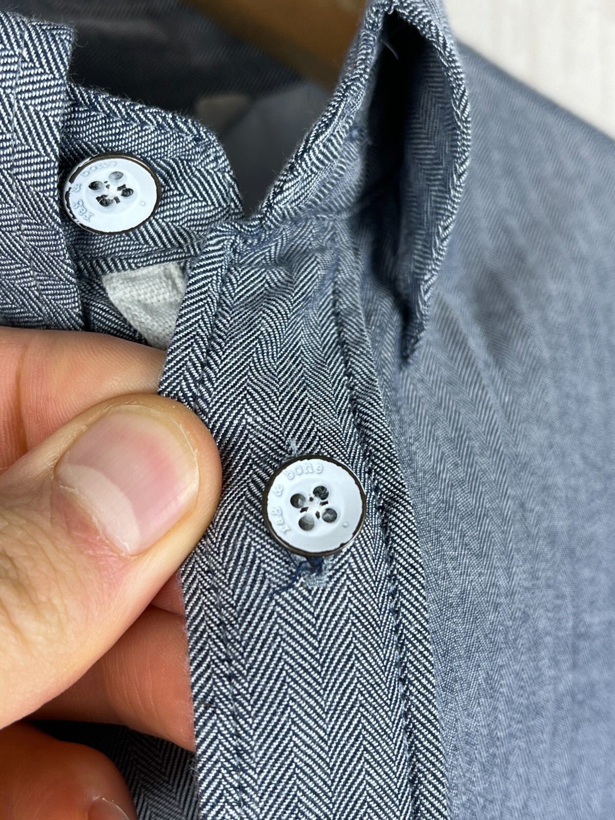 Rag & Bone Rag & Bone New York Cotton Long Sleeve Shirt Button Down Size US M / EU 48-50 / 2 - 5 Thumbnail