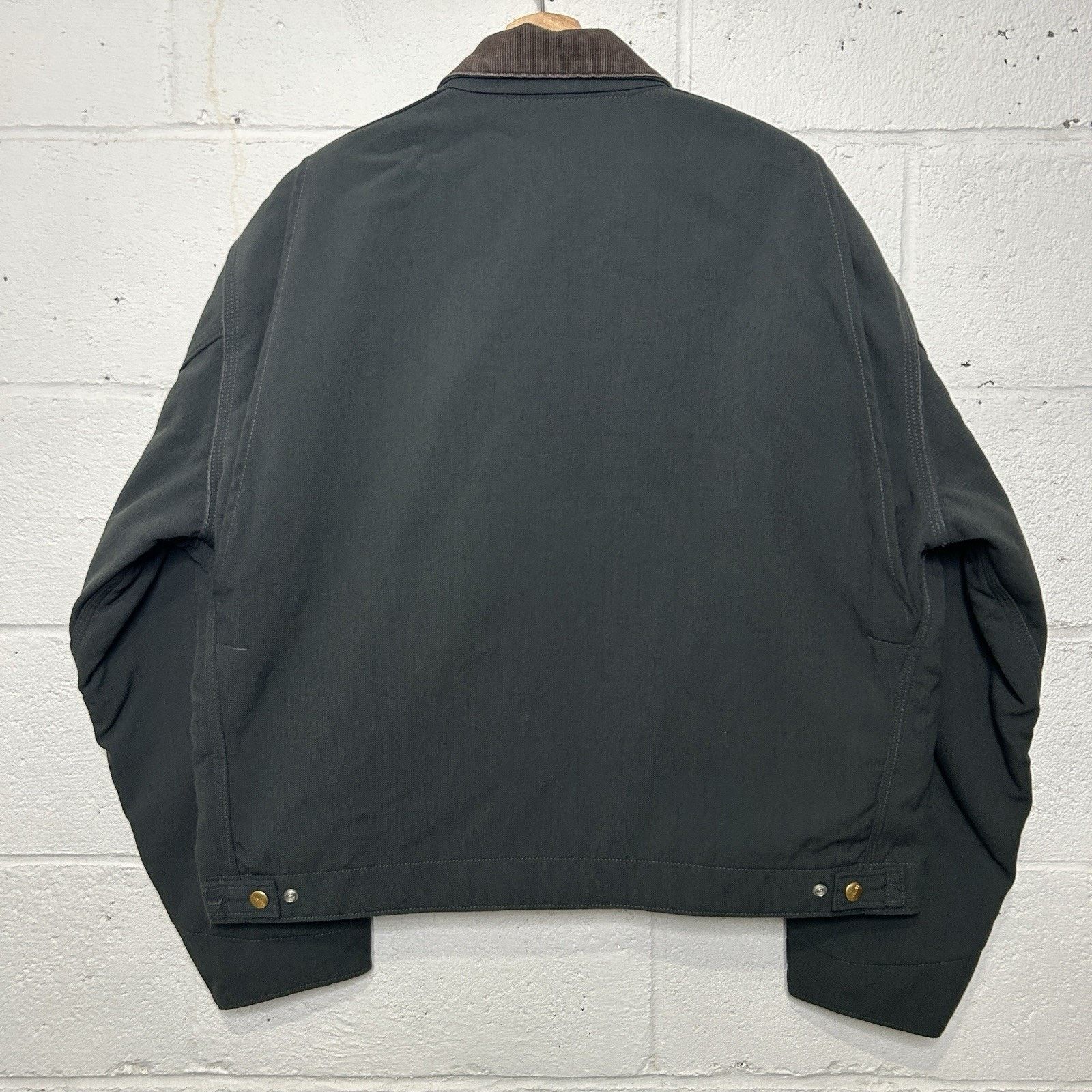 Carhartt Vintage Carhartt Blanket-Lined Detroit Jacket “Charcoal” Size US XL / EU 56 / 4 - 3 Thumbnail
