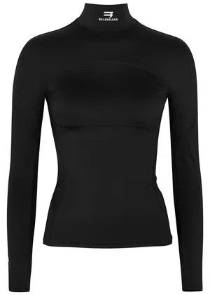 o1y0625 Turtleneck T-Shirt in Black