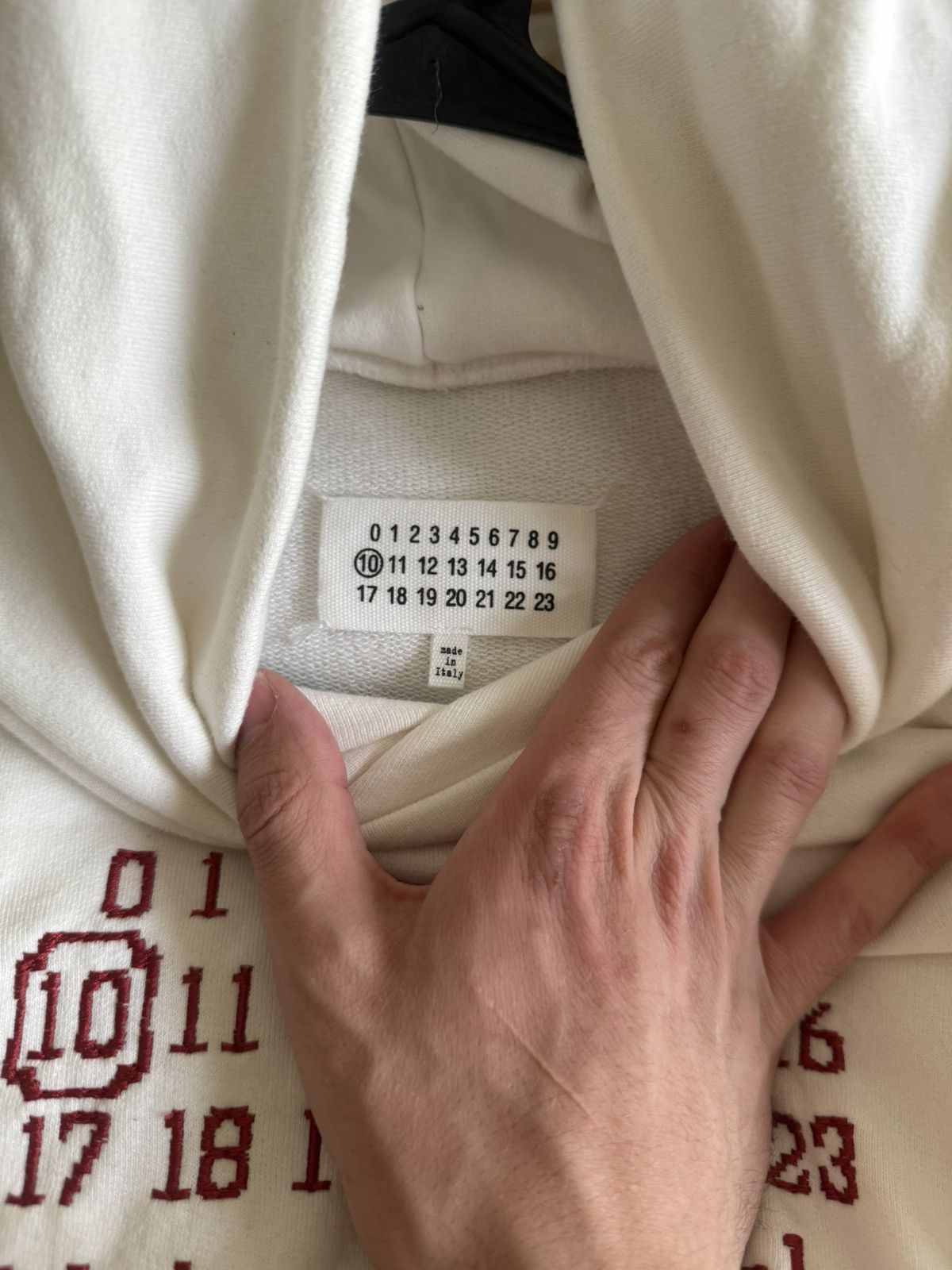 Maison Margiela Maison Margelia Calendar Hoodie Size US M / EU 48-50 / 2 - 2 Thumbnail
