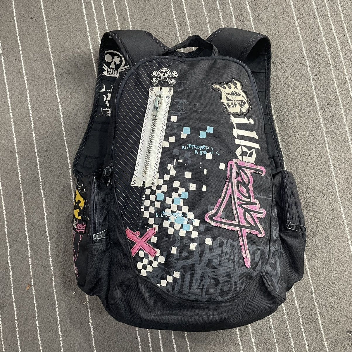 Vintage Y2K 00 s - Billabong Graphic Skate bagpack