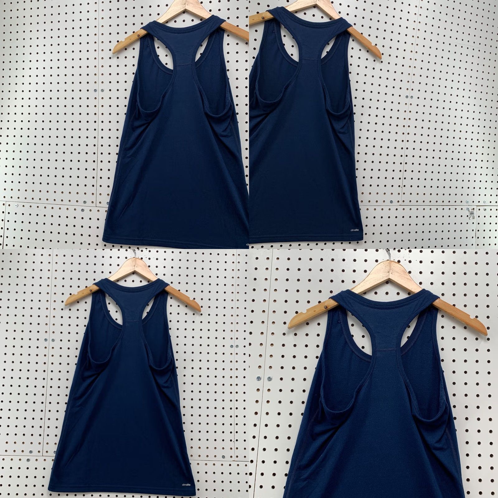 Adidas UIC Flames Adidas Tank Top Womens Small Racerback Navy Blue 16x26 XS S? Size S / US 4 / IT 40 - 10 Thumbnail