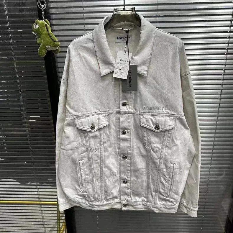 Balenciaga Balenciaga Chest Logo Denim Jacket XS. Size US XS / EU 42 / 0 - 1 Thumbnail