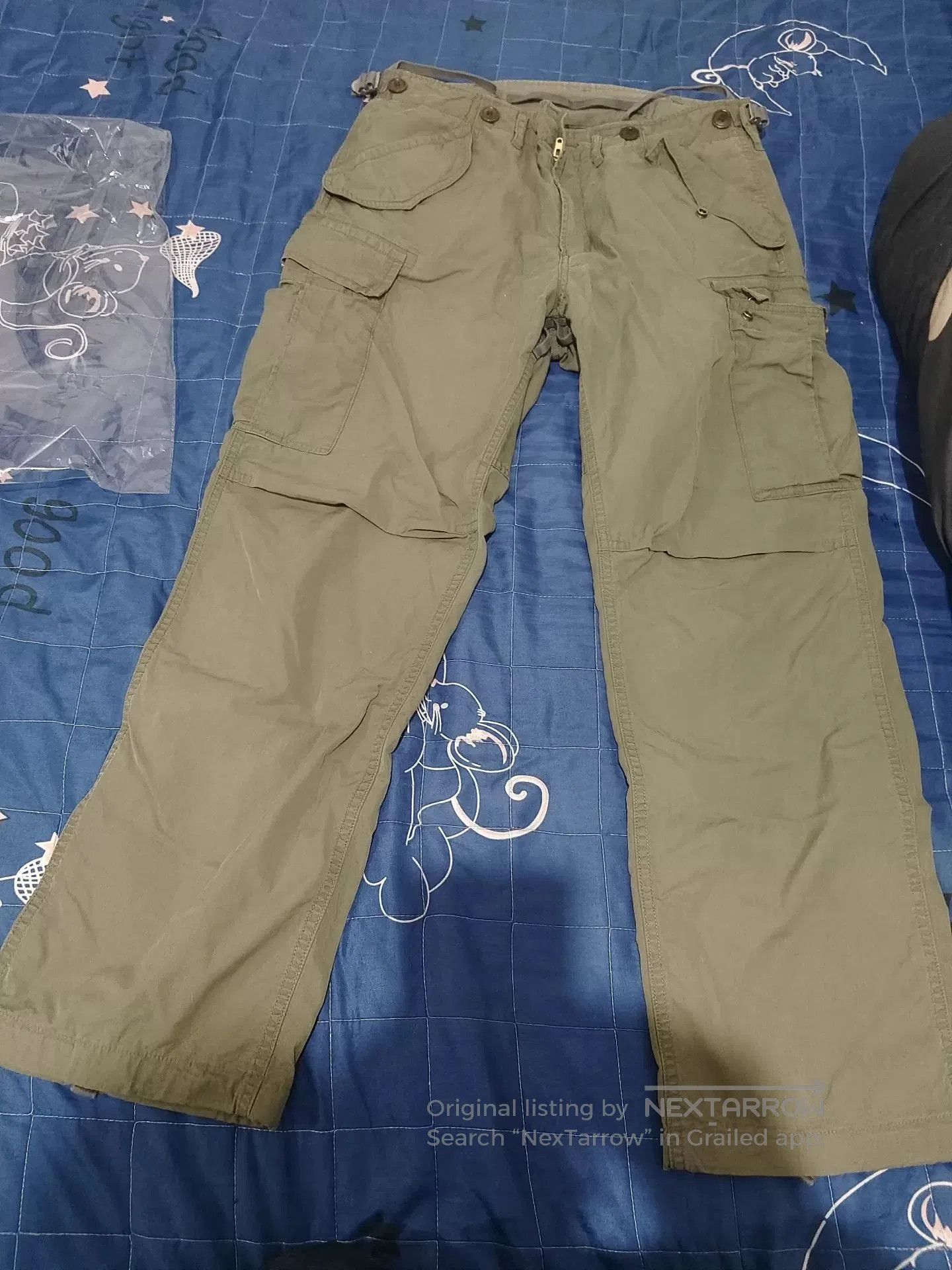 Visvim visvim 22AW Eiger CD Green Cargo Pants. Size US 26 / EU 42 - 2 Thumbnail