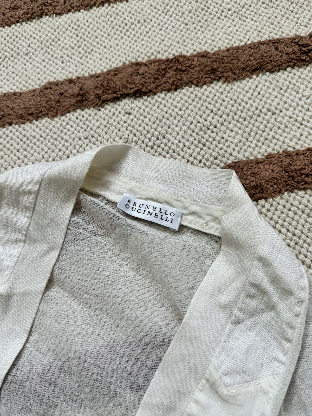 Brunello Cucinelli VINTAGE BRUNELLO CUCCINELLI 2000s MESH BLOUSE Size S / US 4 / IT 40 - 3 Thumbnail