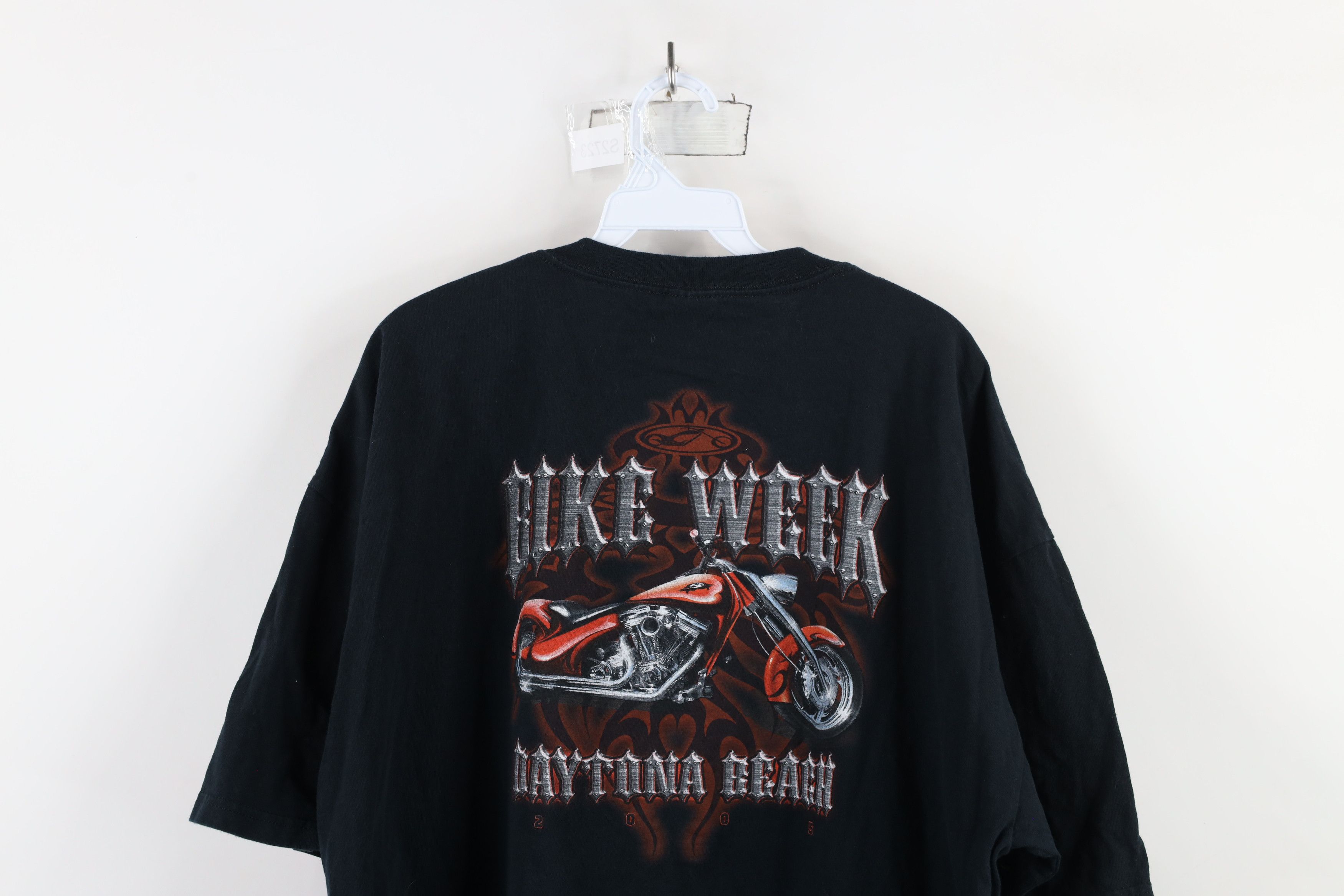 Vintage Vintage Y2K 2005 Daytona Bike Week Motorcycle Tribal T-Shirt Size US XXL / EU 58 / 5 - 8 Thumbnail