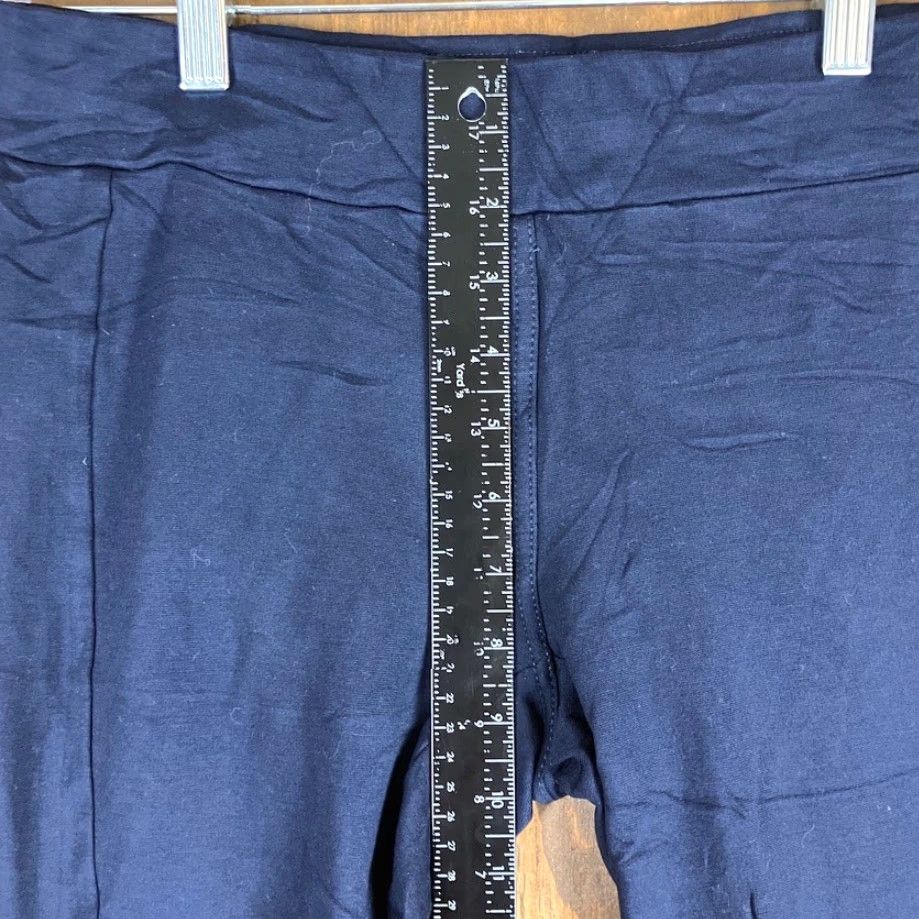Loft VINTAGE LOFT Womens Pants Navy Blue Pull On Mid Rise Skinny Leggings Stretch Small Size 28" / US 6 / IT 42 - 7 Thumbnail