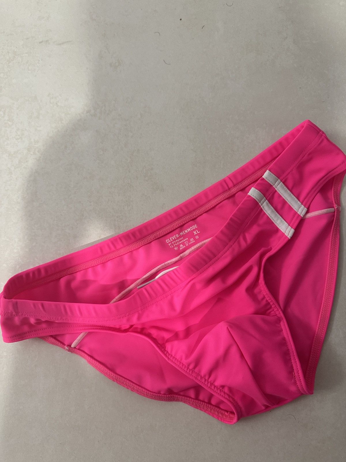 Other Clever-Menmode Hot Pink Swim Brief Size US 29 - 3 Thumbnail