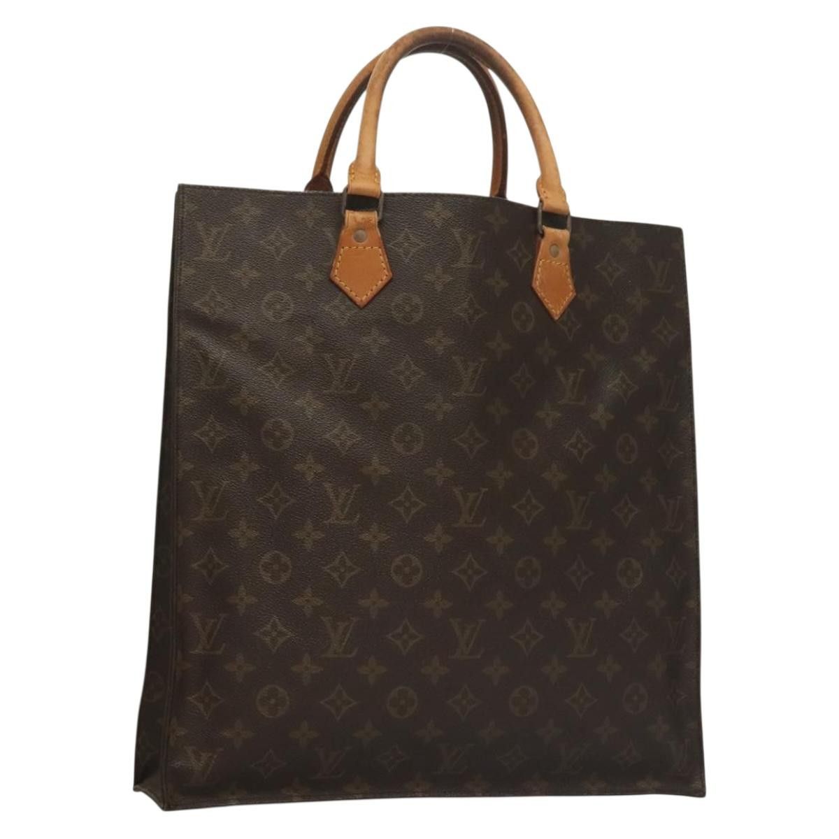 Louis Vuitton LOUIS VUITTON Monogram Sac Plat Hand Bag M51140 Size ONE SIZE - 1 Thumbnail
