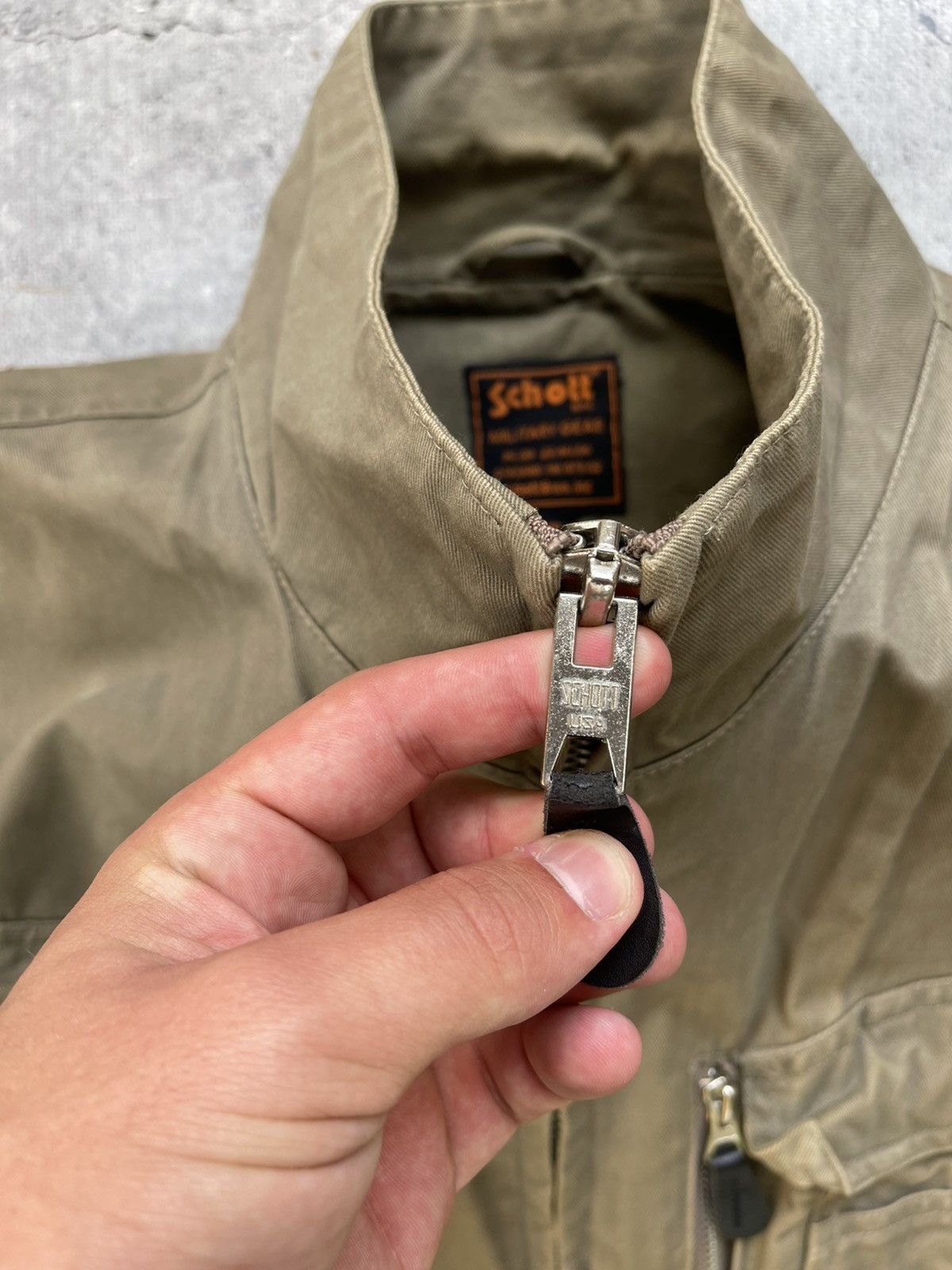 Other Vintage Schott M65 Olive Military multi-pocket Jacket Size US XL / EU 56 / 4 - 6 Thumbnail