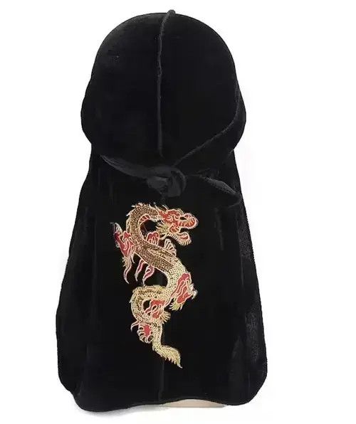 Other Dragon Pattern Velvet Durag Size ONE SIZE - 1 Thumbnail