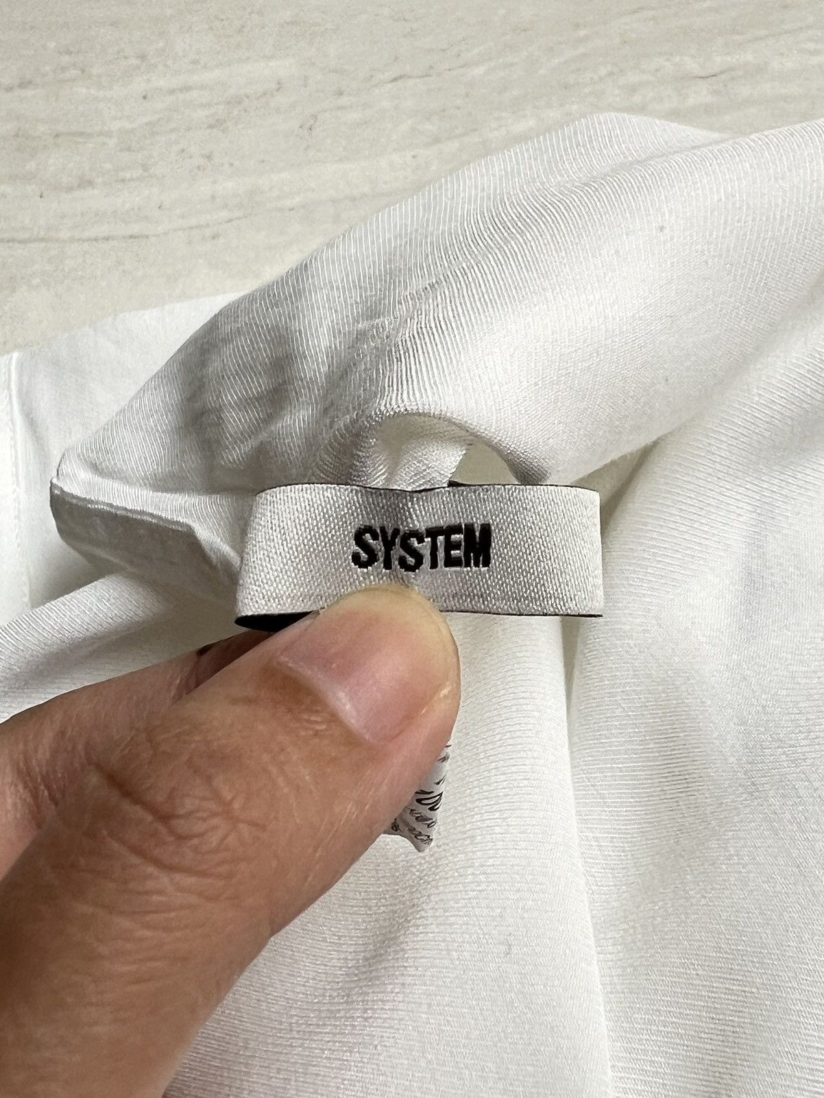 System SYSTEM White Shirt Size US L / EU 52-54 / 3 - 6 Thumbnail