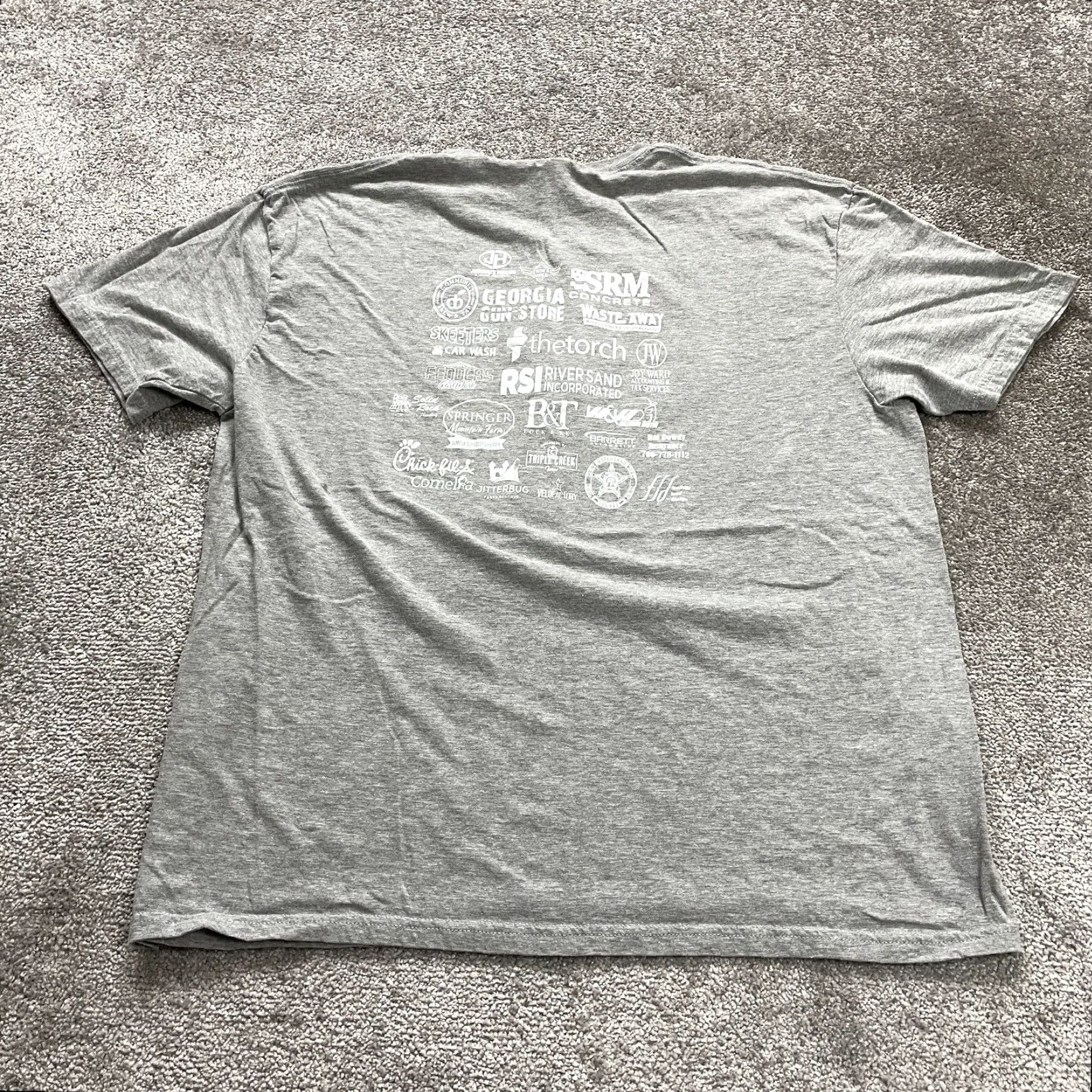 Gildan Gildan Softstyle T-Shirt Unisex 2XL Gray Crew Neck USA Glory Sports Classic 90s? (Wait) Size US XXL / EU 58 / 5 - 2 Thumbnail