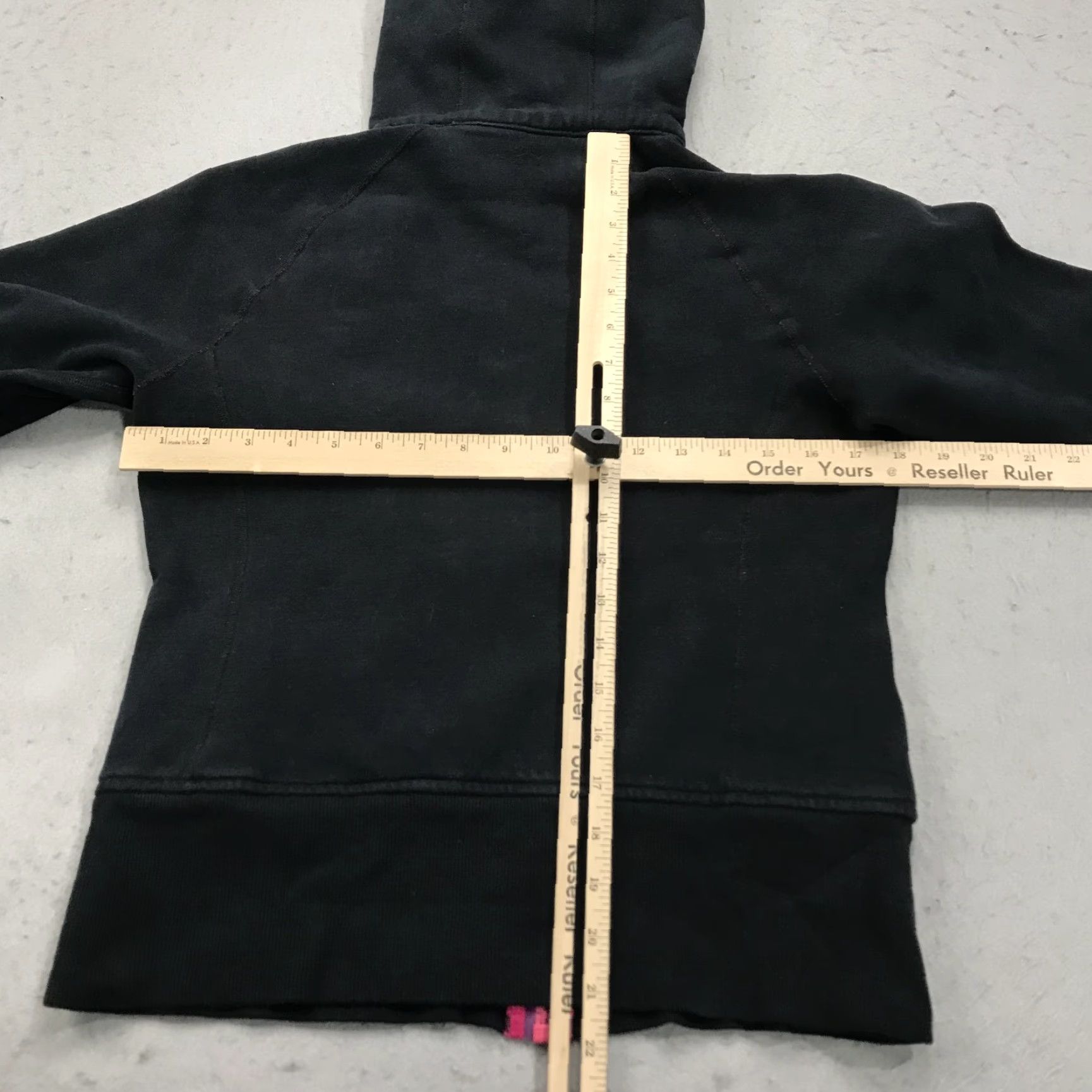 Lululemon Lululemon Hoodie Scuba Womens 6 Black Pink Full Zip Sweatshirt Logo Yoga Size M / US 6-8 / IT 42-44 - 6 Thumbnail