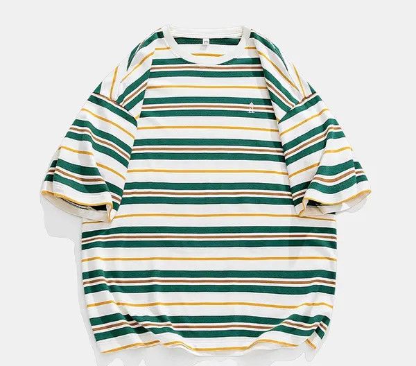 VIBE New Loose Stripe T-shirt Contrast Size US L / EU 52-54 / 3 - 2 Thumbnail