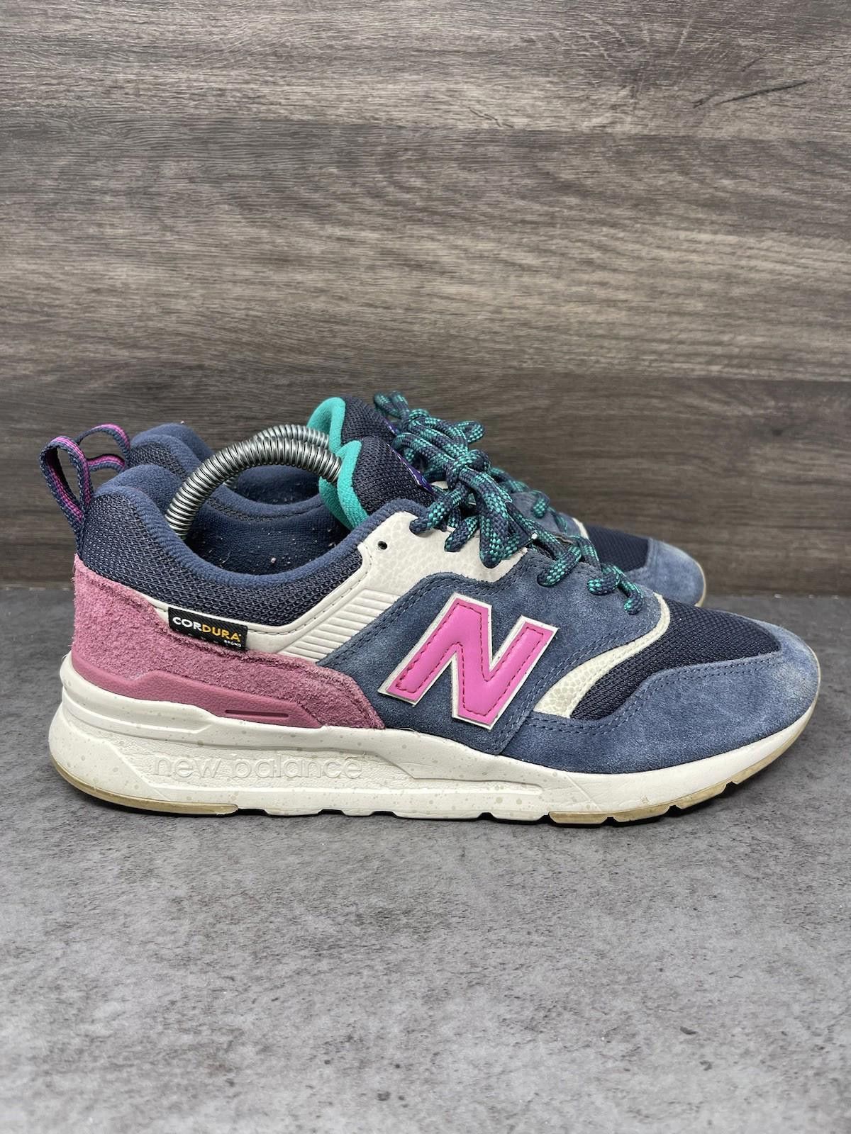 New Balance New Balance 997H Shoes Womens Size 9 Blue Pink Suede= Size US 9 / IT 39 - 5 Thumbnail